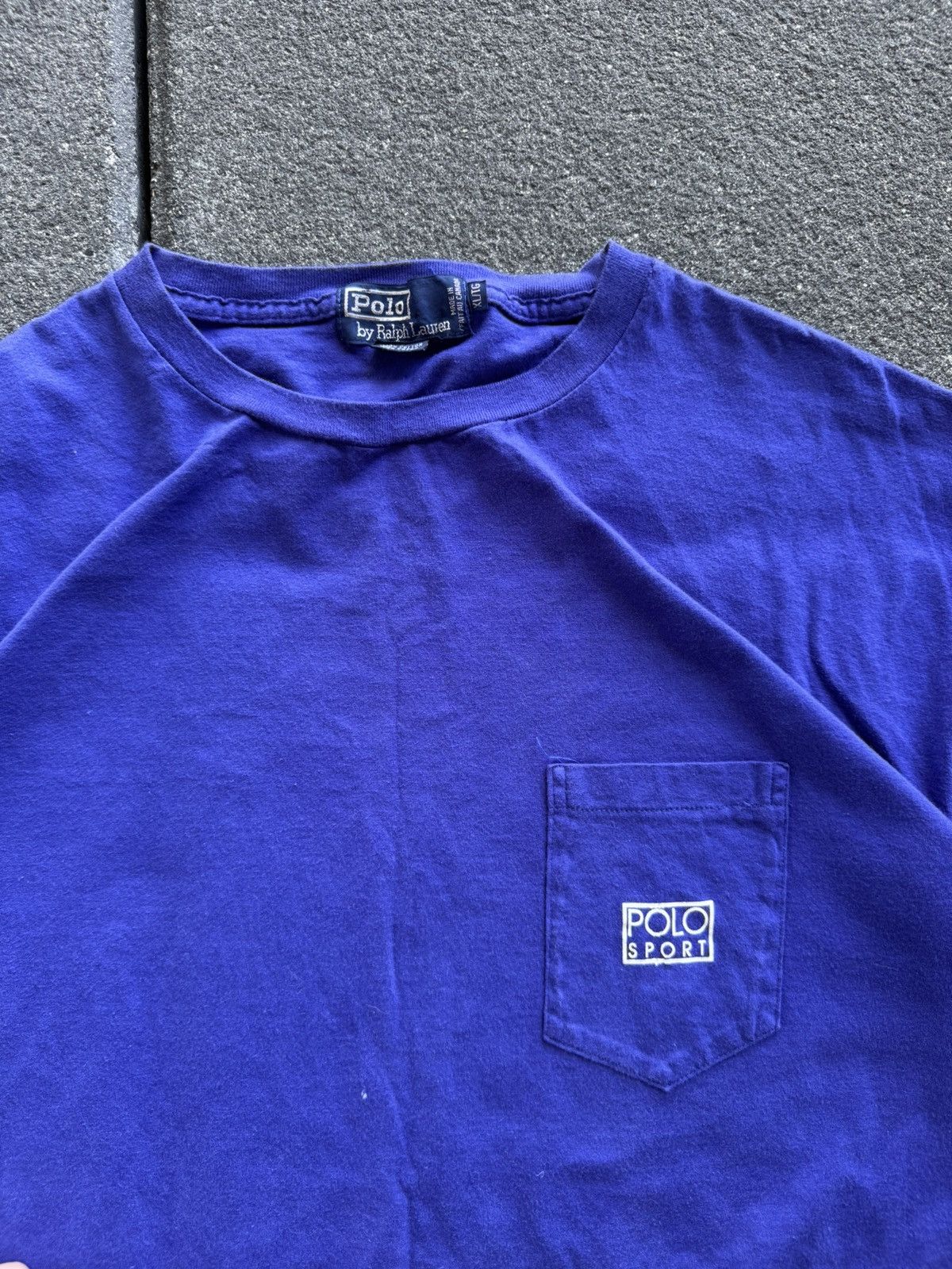 Polo Ralph Lauren CRAZY VINTAGE 90's POLO RALPH LAUREN POLO SPORT POCKET TEE Size US XXL / EU 58 / 5 - 2 Thumbnail