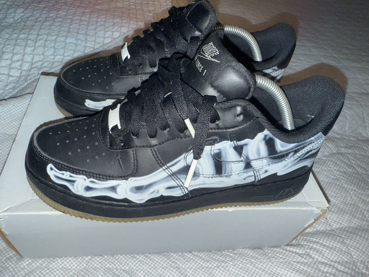Nike Nike air force 1 Low ‘black skeleton halloween 2019’ Size US 8.5 / EU 41-42 - 5 Thumbnail