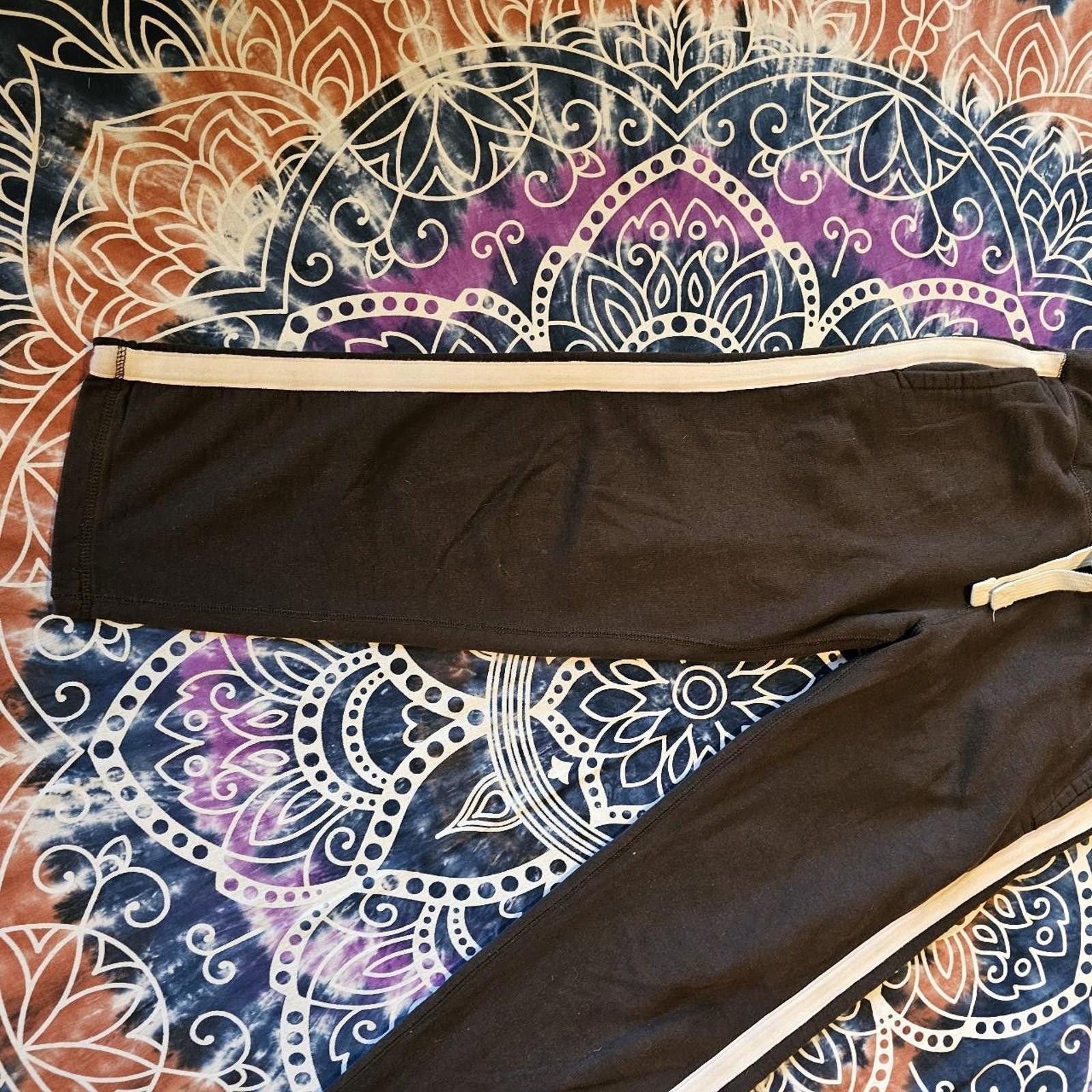 Old Navy Old Navy Men's Brown and Cream Sweat Pants Size US 32 / EU 48 - 2 Thumbnail