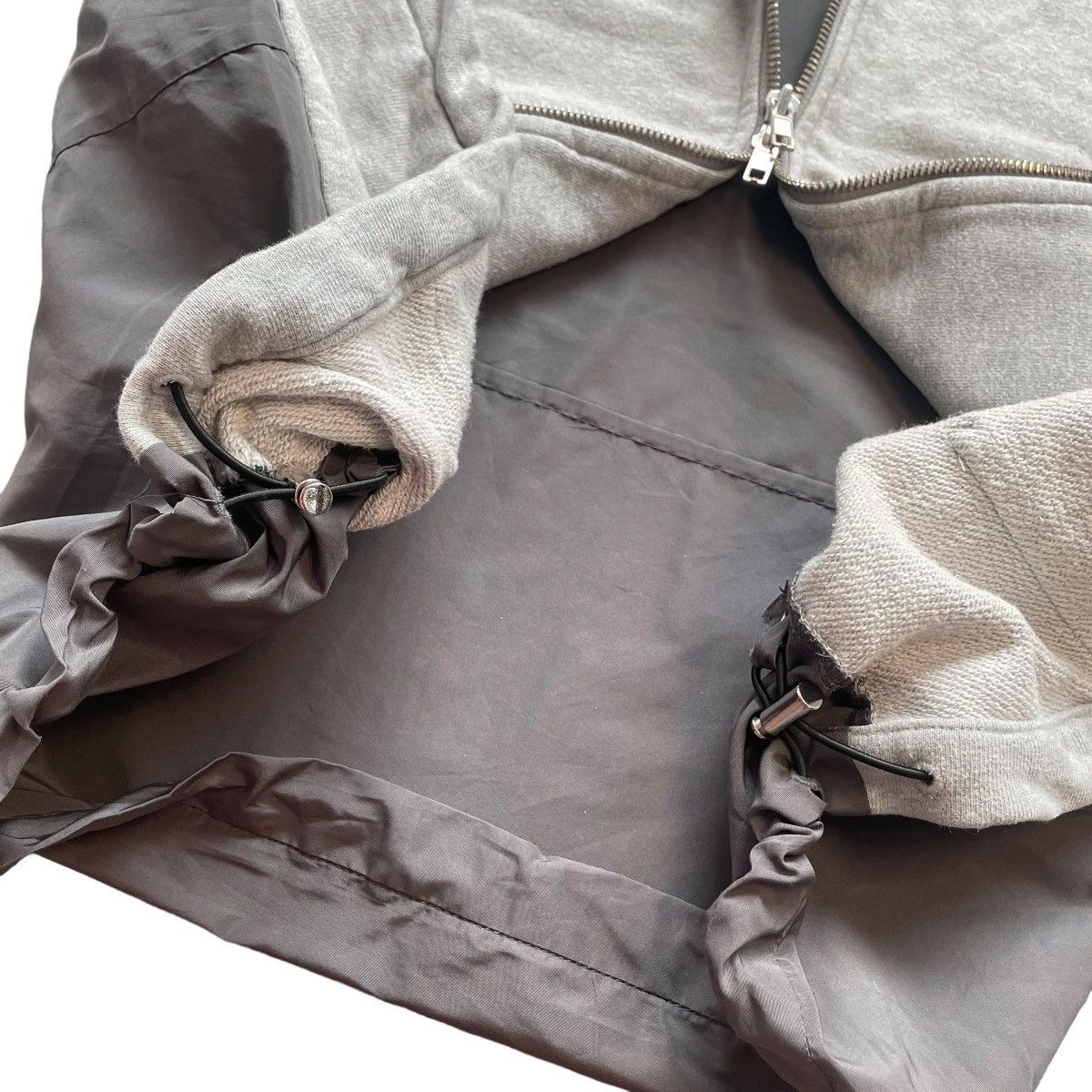 Designer × Juun.J JUUN.J COTTON AND NILON 2 SIDE HOODIE Size US XL / EU 56 / 4 - 9 Thumbnail