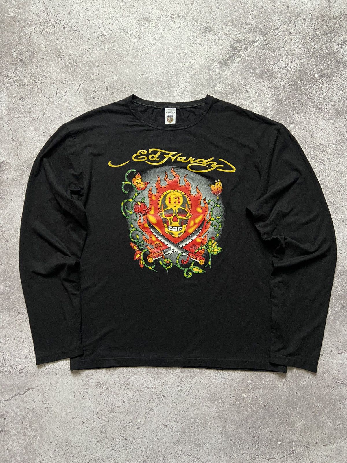 Affliction × Ed Hardy Rare Ed Hardy Longsleeve Y2K Affliction Style Size US XL / EU 56 / 4 - 1 Thumbnail