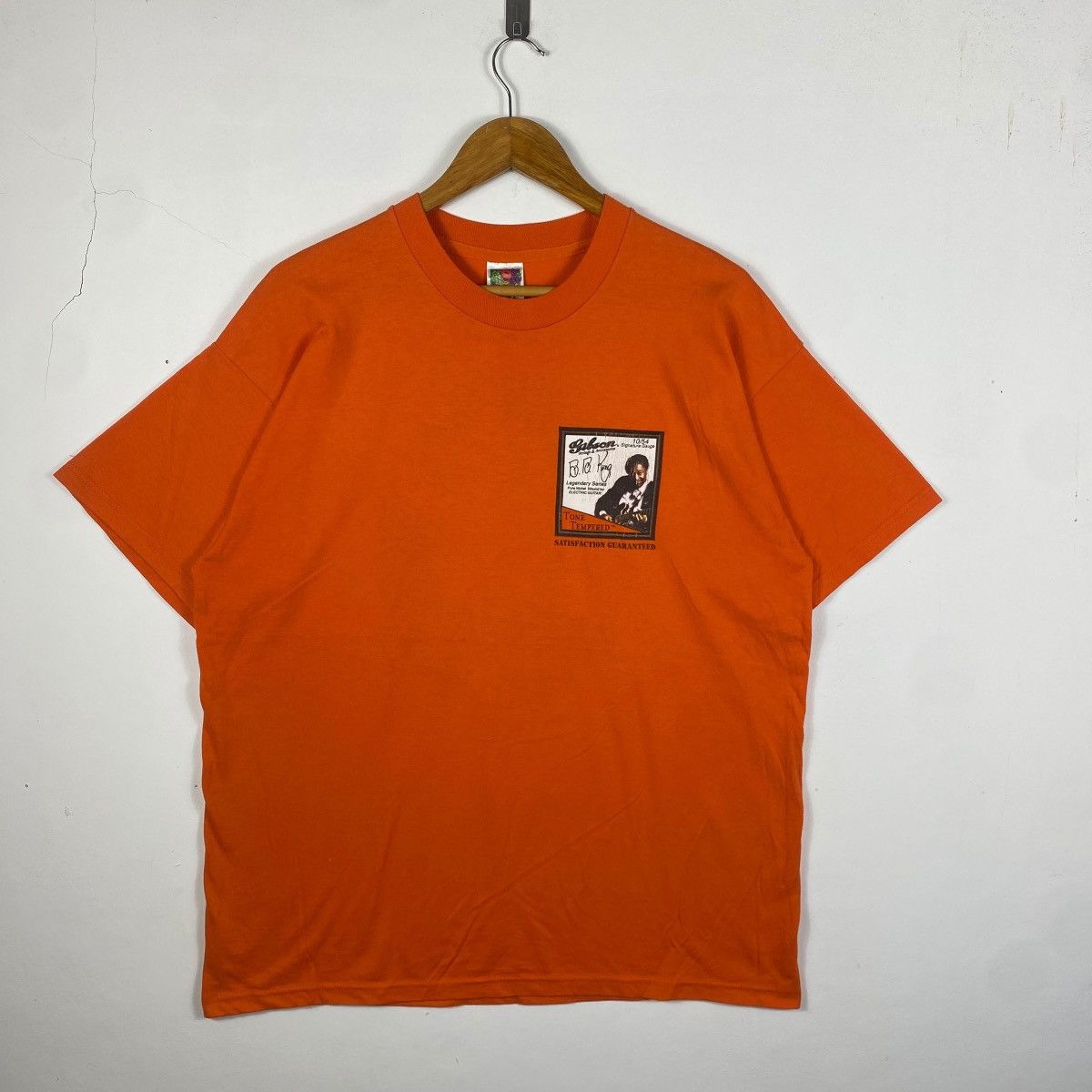 Band Tees Vintage 90's B.B. King Gibson Promo Graphic Tee Shirt Size US XL / EU 56 / 4 - 4 Thumbnail