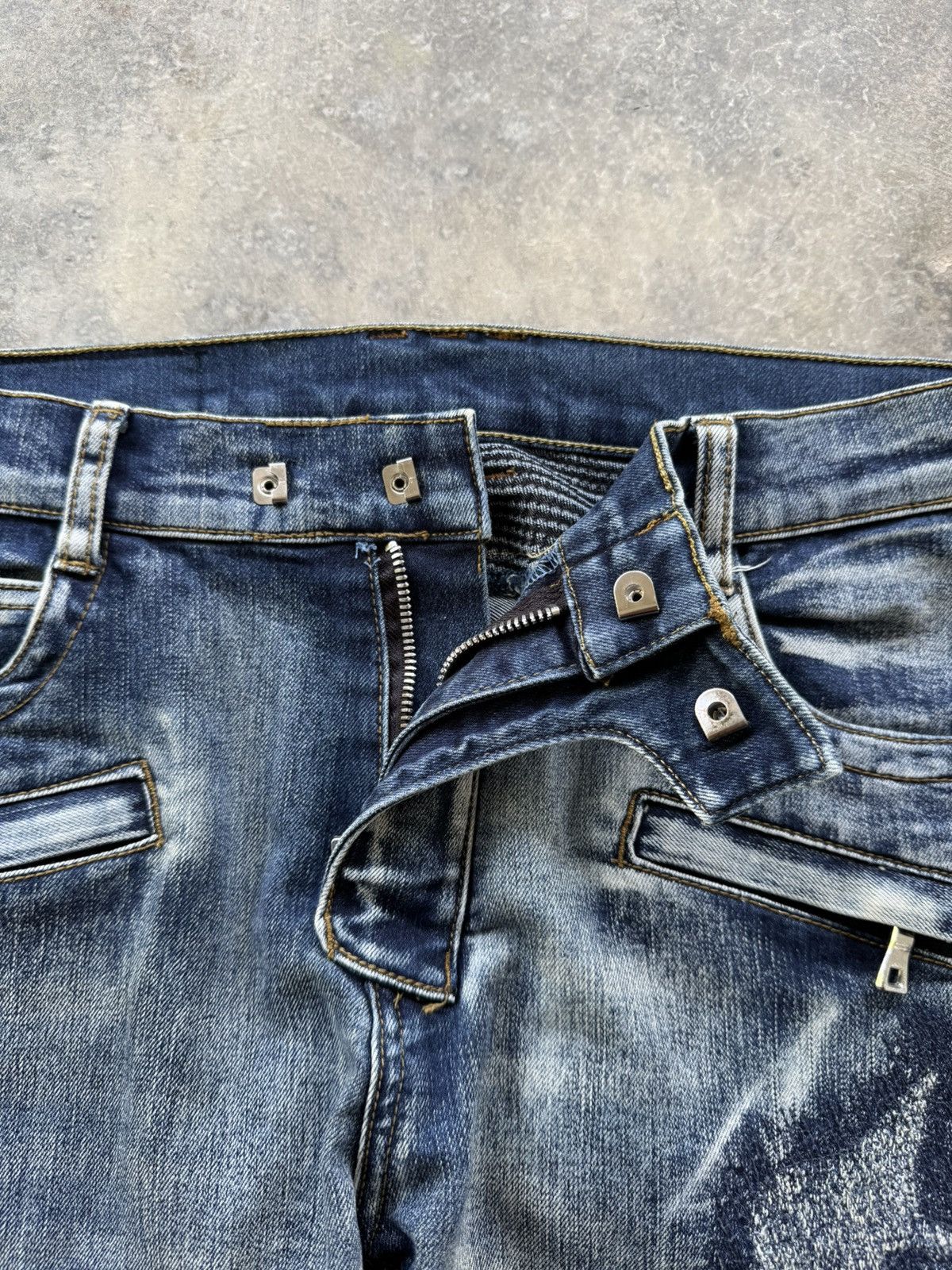 Balmain × Vintage Vintage Balmain Bikes Jeans Size US 32 / EU 48 - 4 Thumbnail