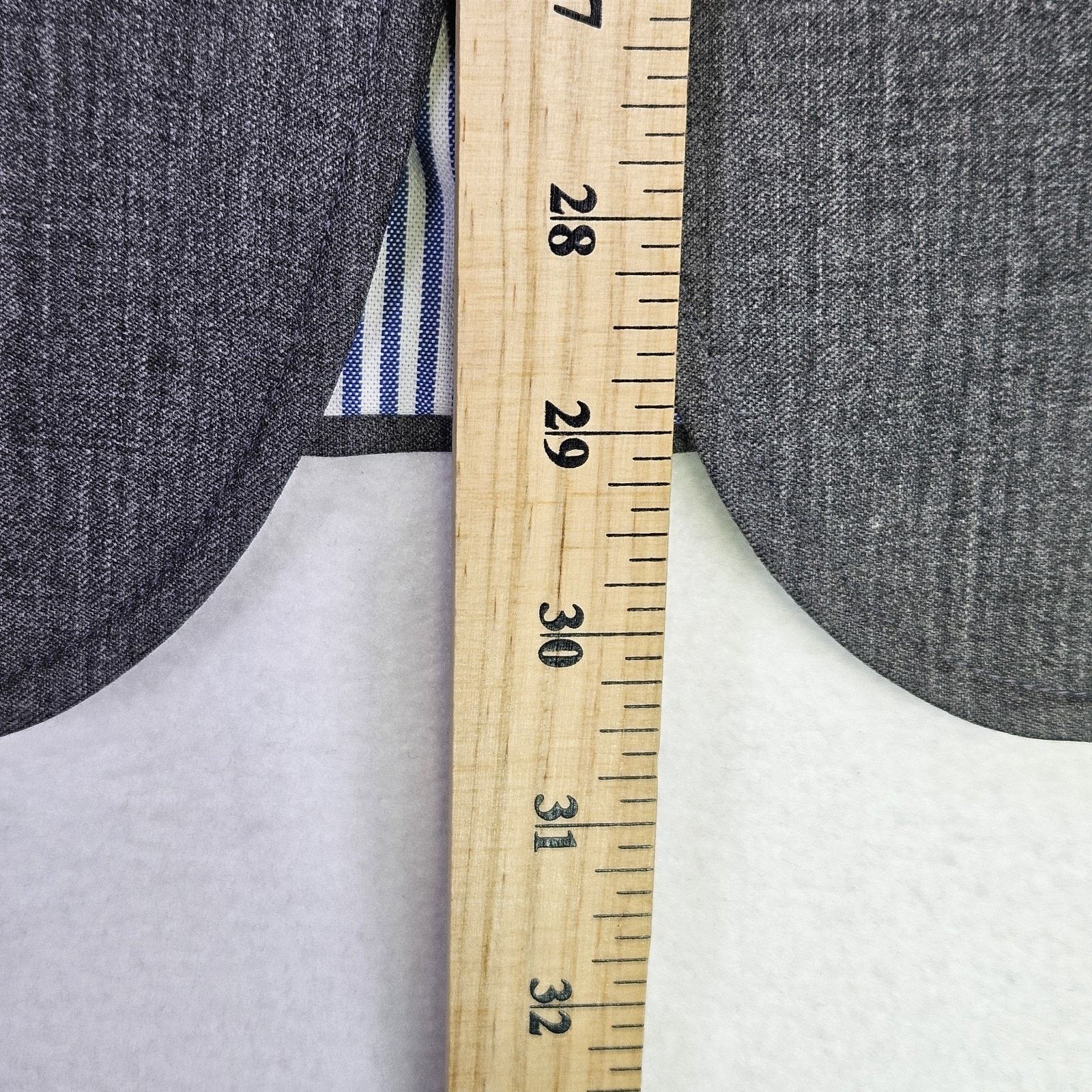 Gant Gant Downtown Jacket Blazer Gold Crest Button Gray Wool Suit Size 42R - 14 Thumbnail