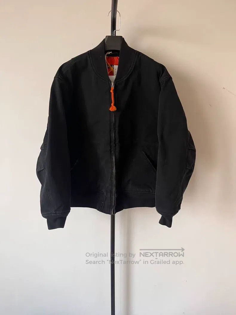 Acne Studios Acne Studios Solid Color Logo Patch Zipper Pilot Long Slee Size US S / EU 44-46 / 1 - 1 Thumbnail