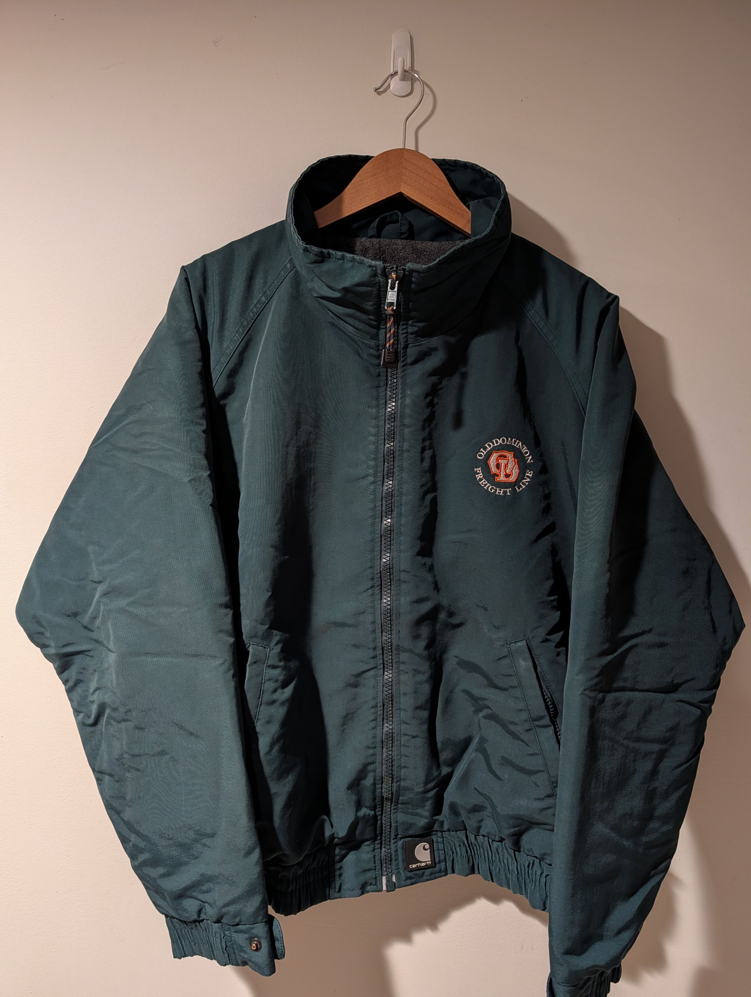 Carhartt Vintage Carhartt J22 Hunter Green Arctic Quilt Bomber Jacket Size US XL / EU 56 / 4 - 1 Thumbnail