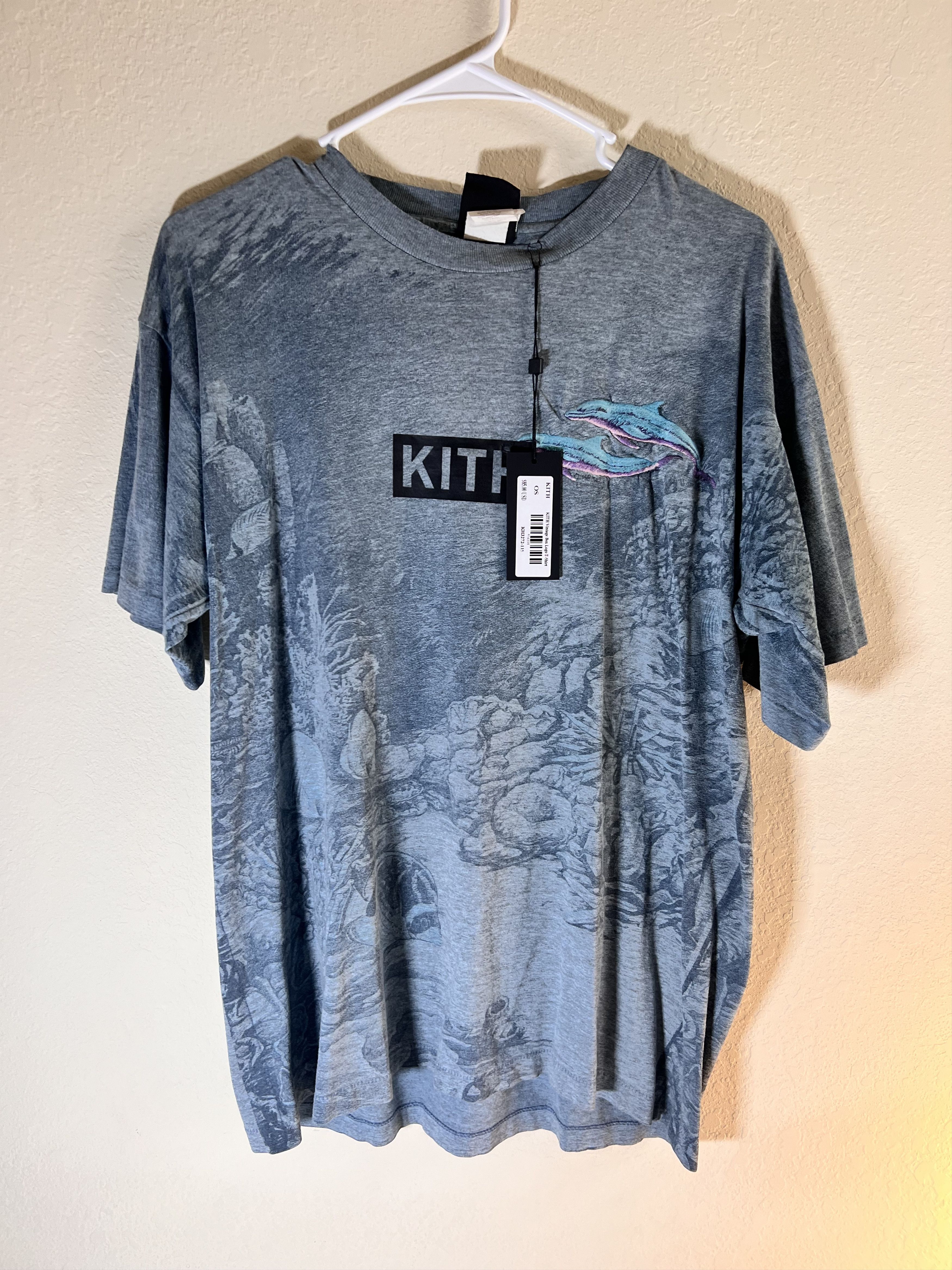 Kith Kith Men's US L Vintage Sealife Signature Box Logo Blue Size US L / EU 52-54 / 3 - 2 Thumbnail