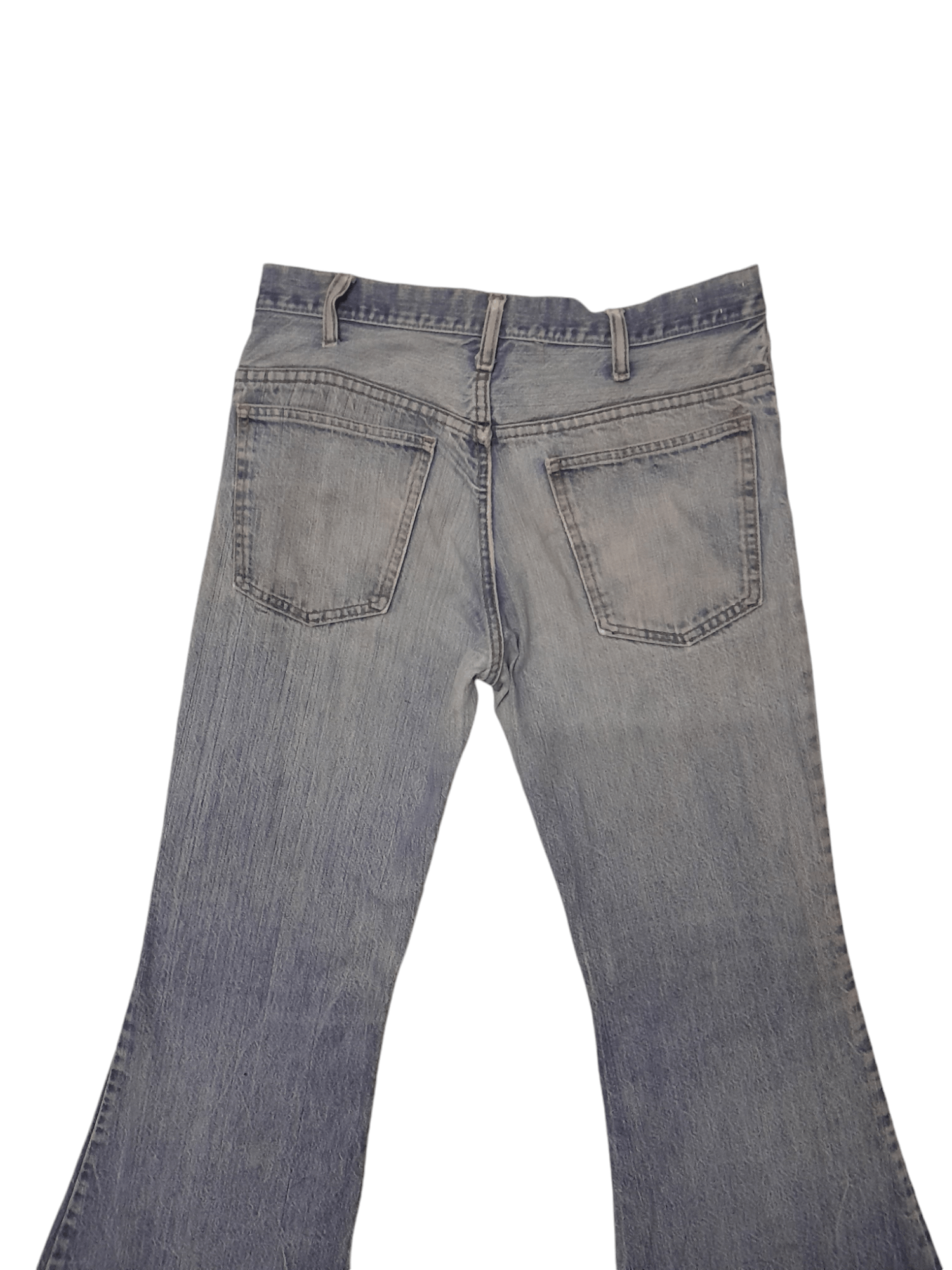 Vintage 70s Pocket Plain Denim Talon 42 Super FLARE Denim (F358) W33 Size US 33 - 2 Thumbnail