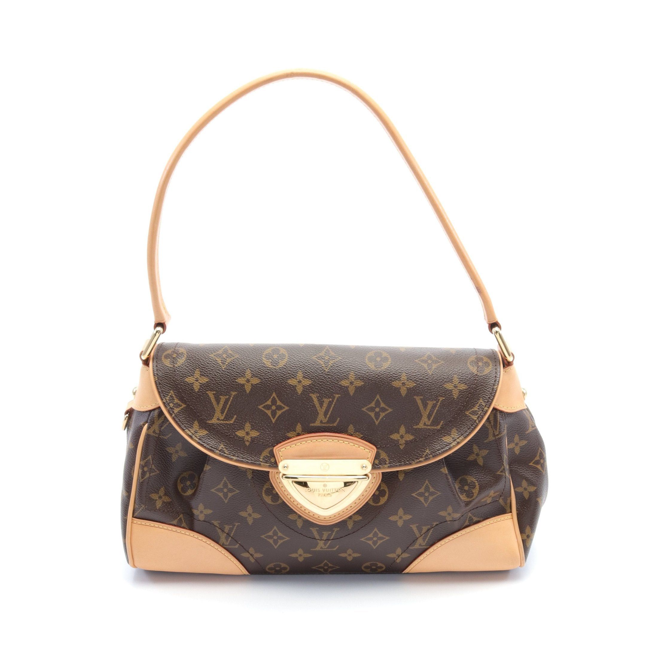 Louis Vuitton Louis Vuitton Beverly Mm Monogram Shoulder Bag Leather Brown Size ONE SIZE - 1 Thumbnail