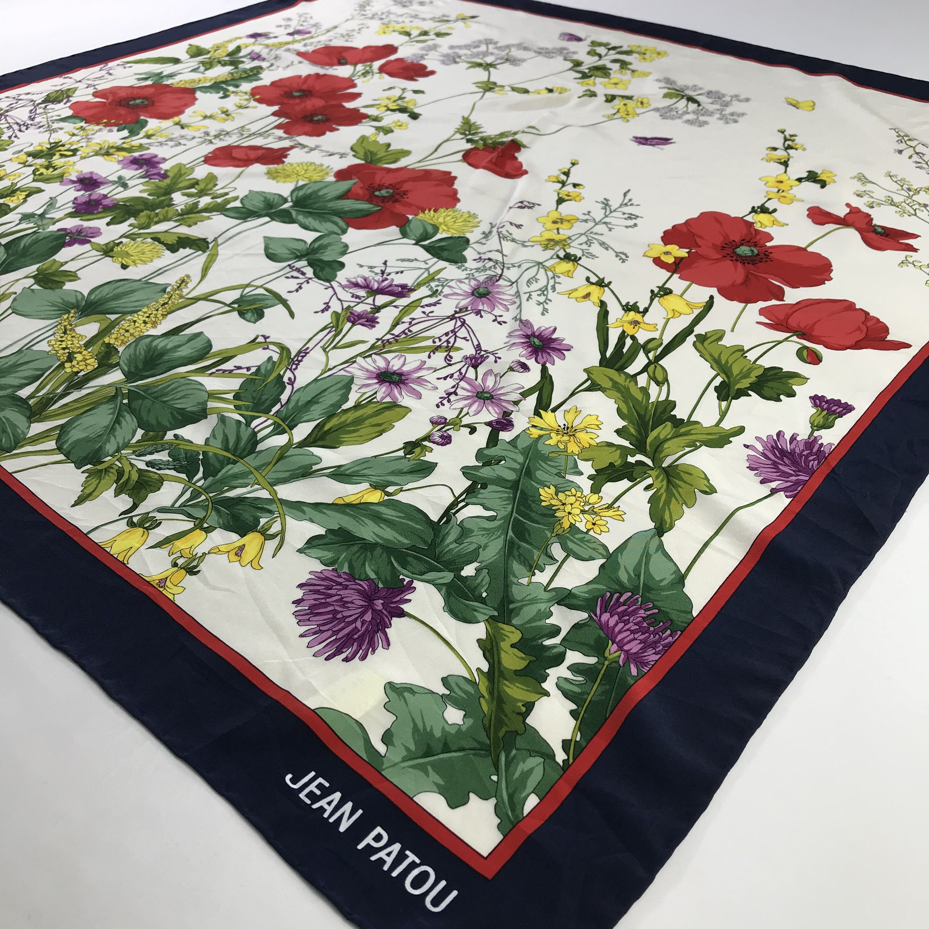 Vintage Vintage Jean Patou Silk Scarf Size ONE SIZE - 3 Thumbnail