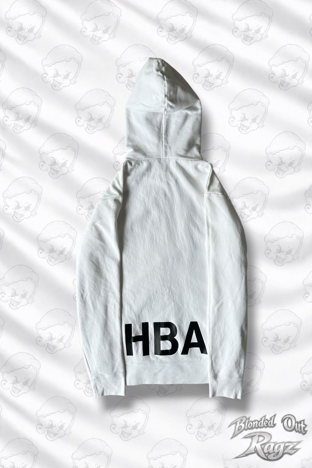 Hood By Air FW15 Hood By Air Runway Striped White Hoodie Size US XL / EU 56 / 4 - 2 Thumbnail