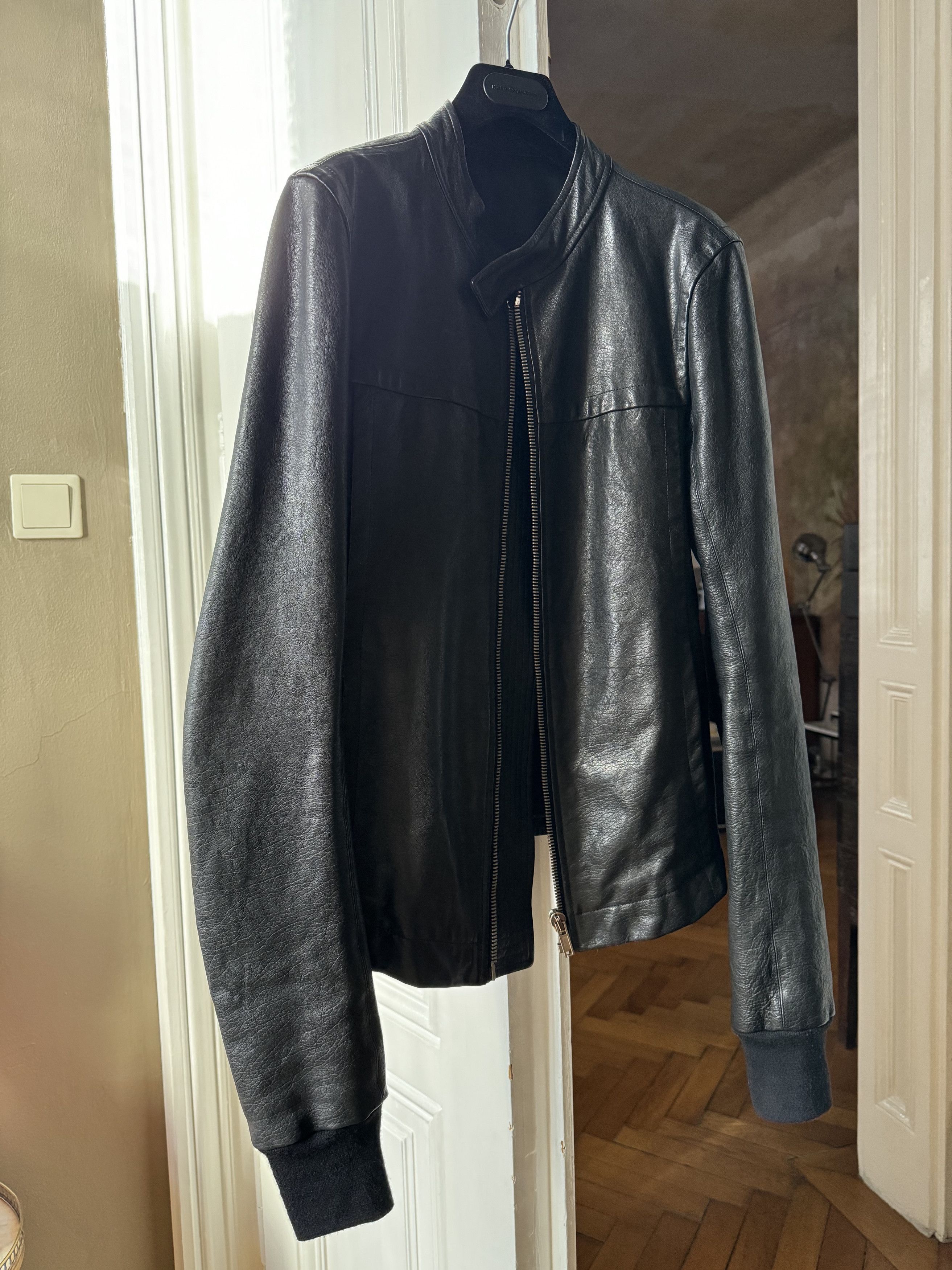 Rick Owens Rick Owens leather jacket,SIZE -S WORN TWO, THREE TIMES Size US S / EU 44-46 / 1 - 15 Thumbnail