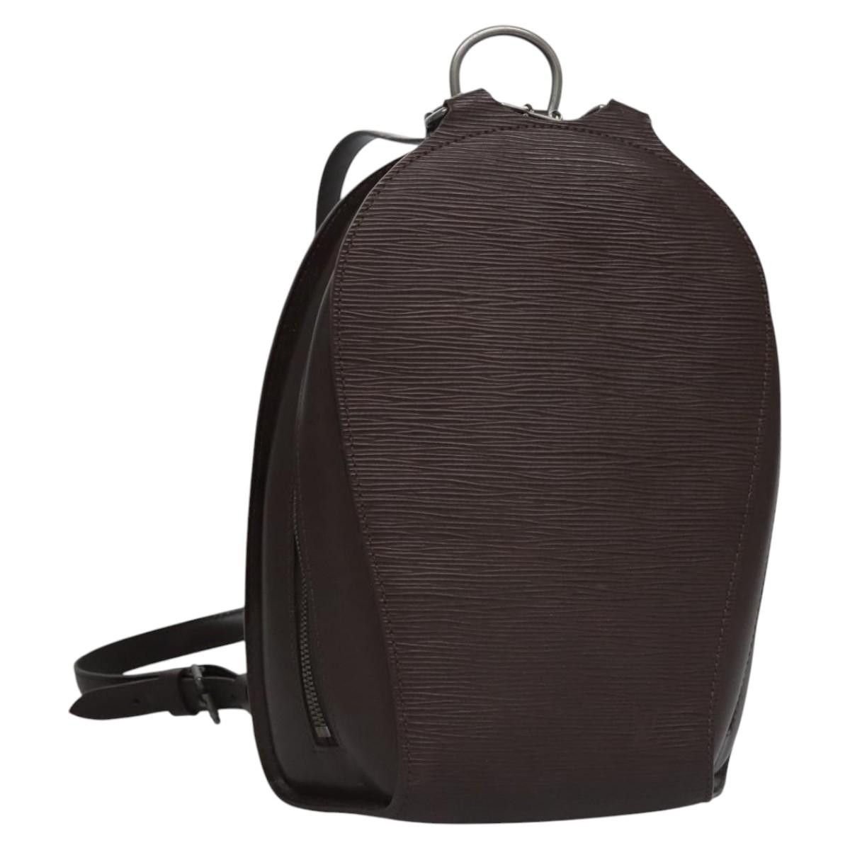 LOUIS VUITTON Epi Mabillon Backpack Mocha M5223D LV Auth BA545