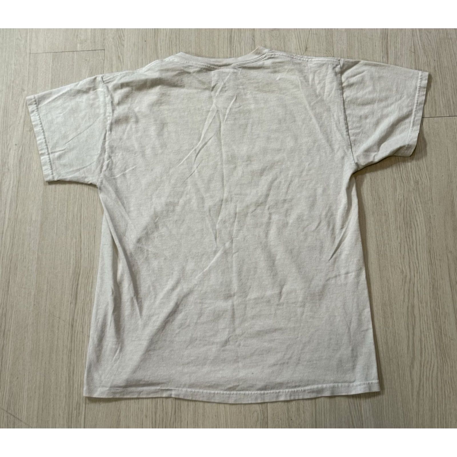 Vintage Wu-Tang Clan Iron Flag Shirt Medium Unisex Adults White Crew Neck Graphic Print 2000s Hip Hop 90s Military Logo Limited Edition Size US M / EU 48-50 / 2 - 2 Thumbnail