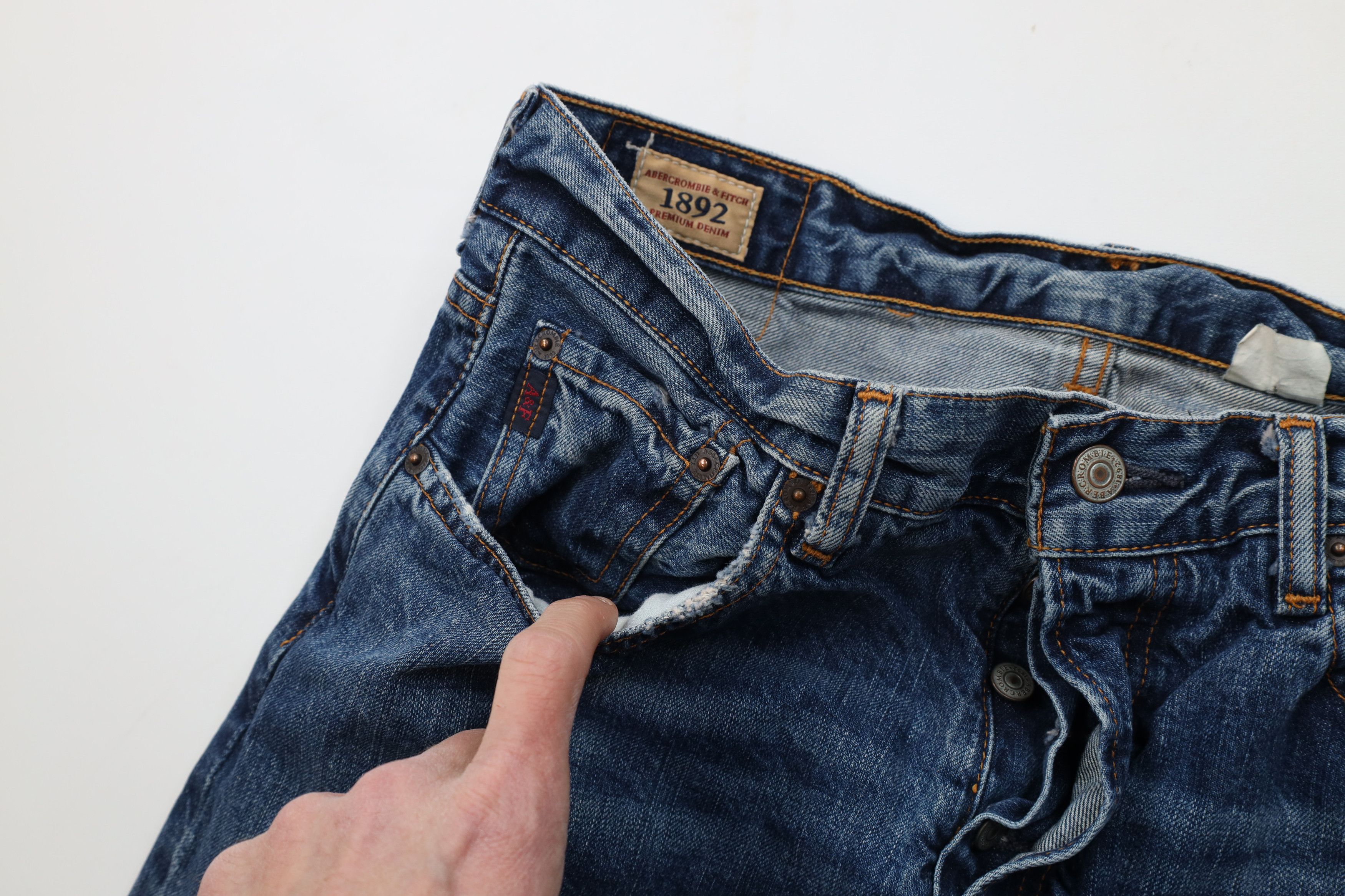 Abercrombie & Fitch Vintage Y2K 2003 Abercrombie & Fitch Fly Vintage Fit Jeans Size US 32 / EU 48 - 7 Thumbnail
