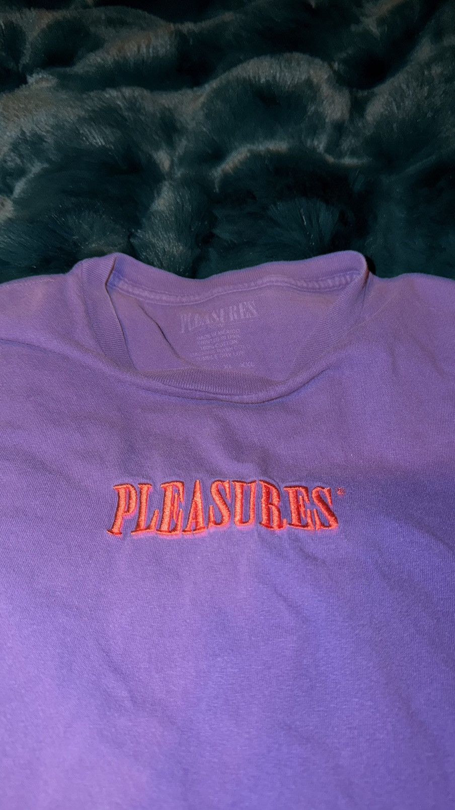 Pleasures Purple Pleasures Tee Size US L / EU 52-54 / 3 - 5 Thumbnail
