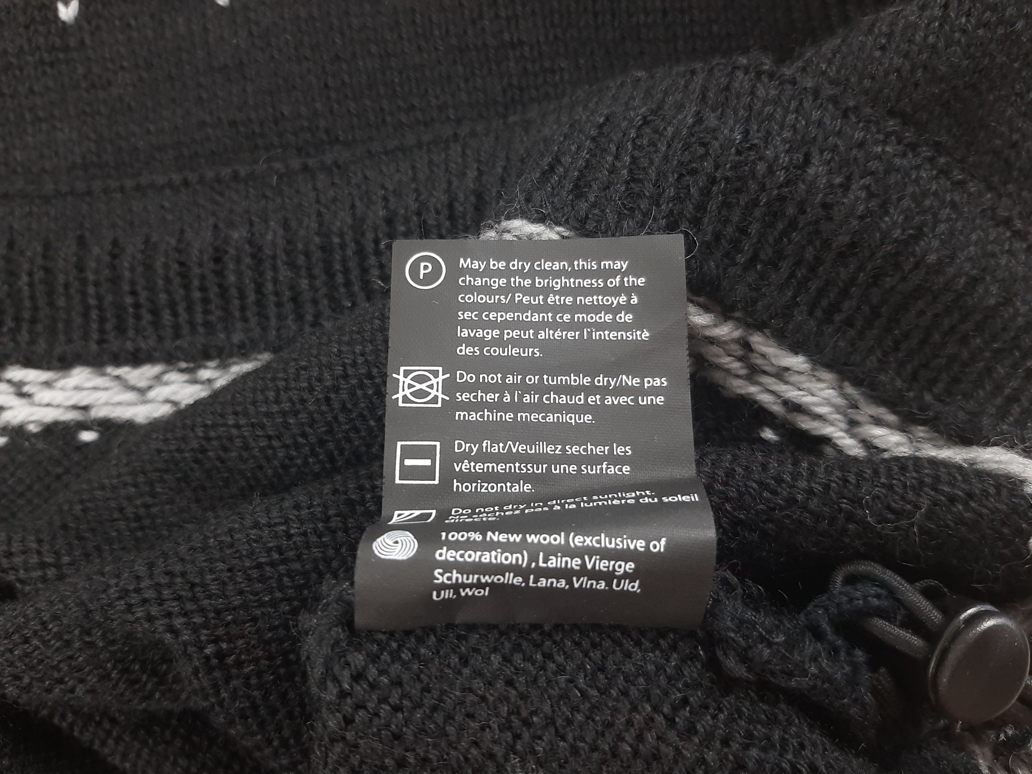 Dale Of Norway Dale of Norway Vail 1/4 Zip Sweater Black Men's S Size US S / EU 44-46 / 1 - 10 Thumbnail