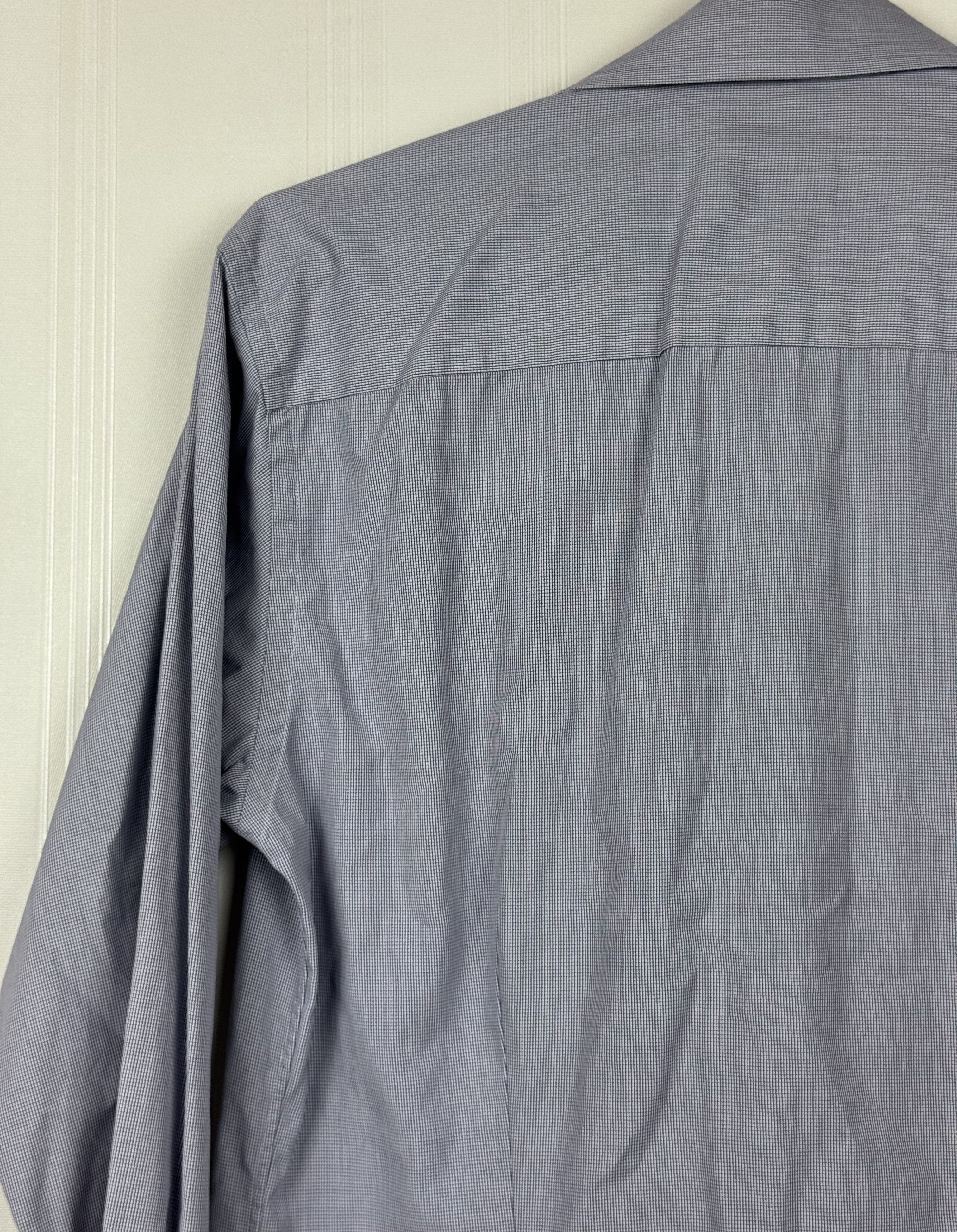 Eton Eton Blue Slim Fit Shirt Size 38 100% Cotton Size US M / EU 48-50 / 2 - 16 Thumbnail
