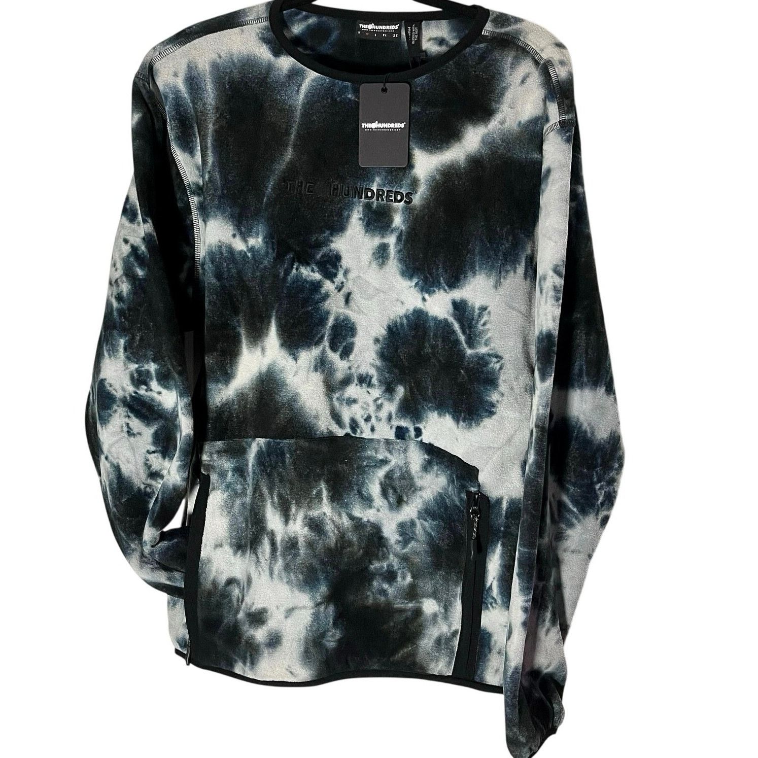 The Hundreds •NWT• THE HUNDREDS ACID TIEDYE Embroidered front Fleece • M Size US M / EU 48-50 / 2 - 3 Thumbnail