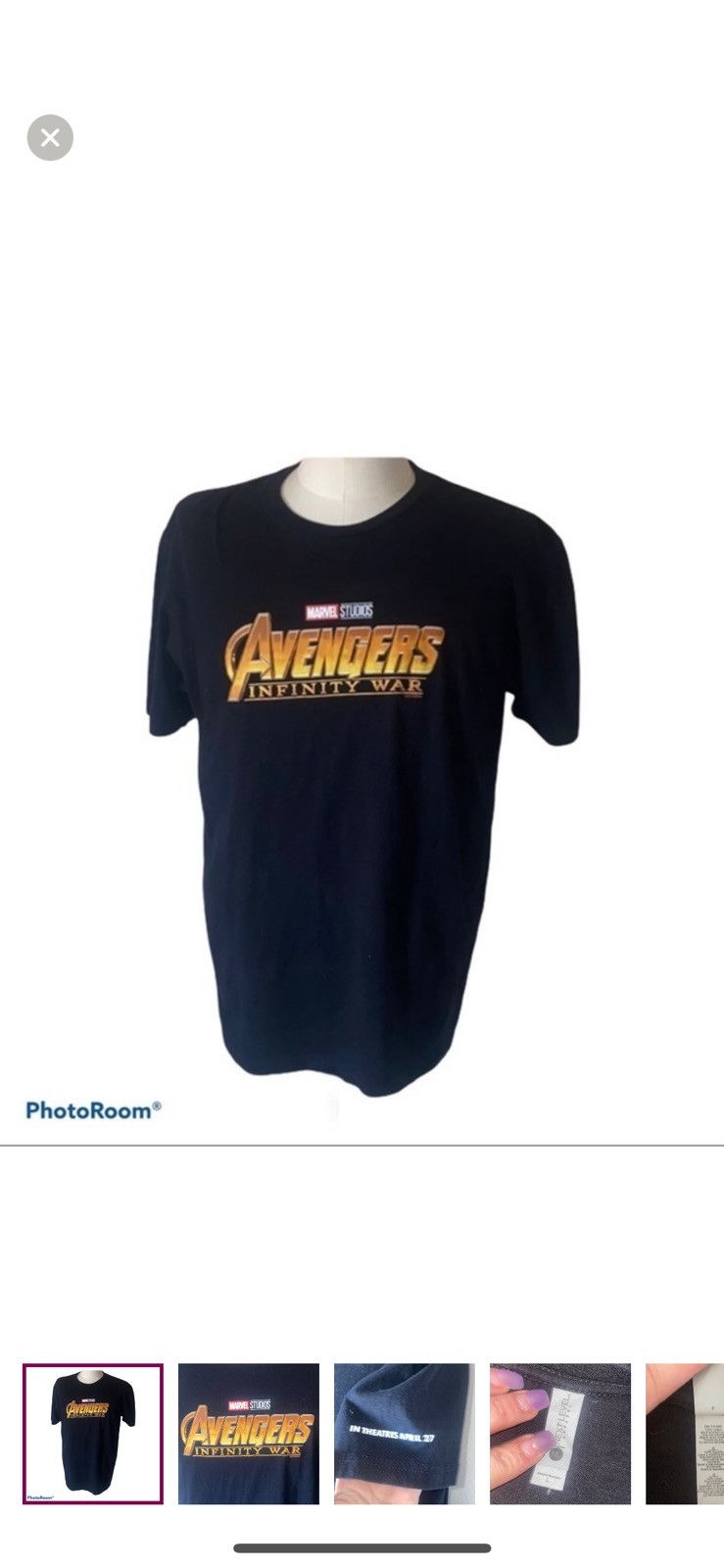 Next Level Apparel Next level apparel large marvel avengers infinity wars tee Size US L / EU 52-54 / 3 - 1 Thumbnail