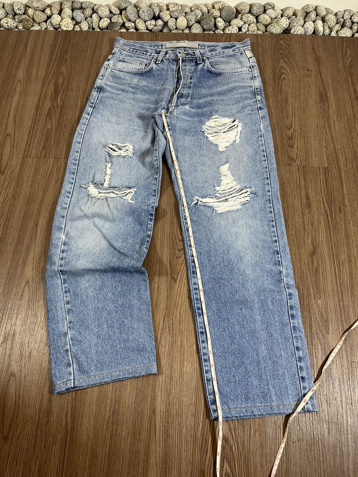 Versace Jeans Couture Versace Jeans Couture Distressed Denim – (Made in Italy) Size US 31 - 21 Thumbnail