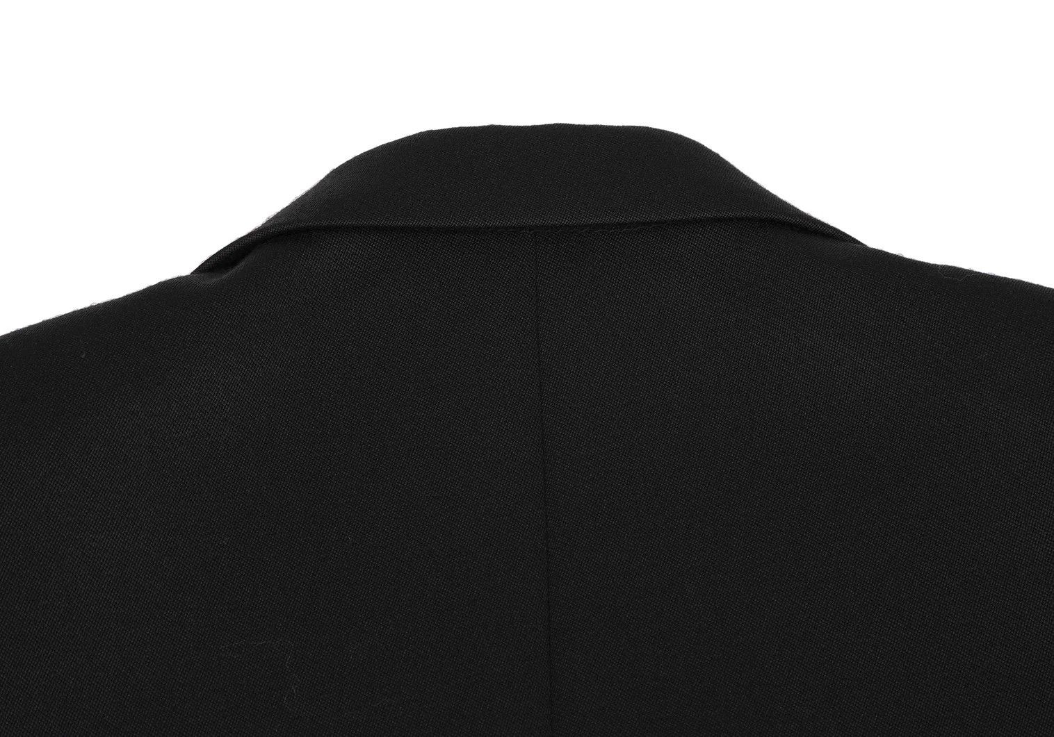 Comme des Garcons Homme Plus Two-tone Wool Flap Pocket Jacket in Black and Red, XS Size US XS / EU 42 / 0 - 11 Thumbnail