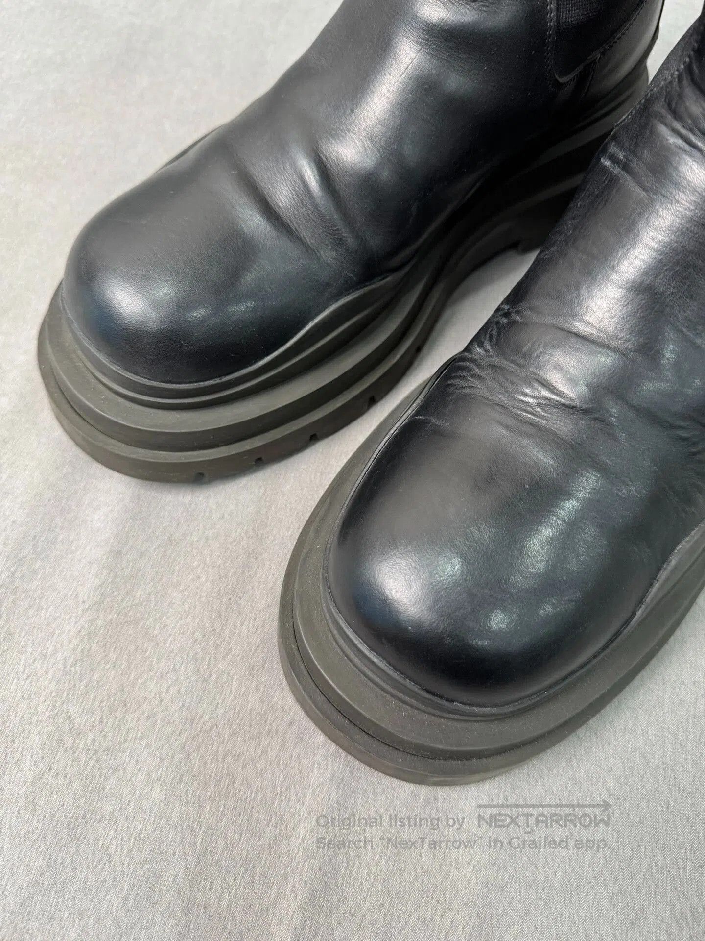 Bottega Veneta Bottega Veneta Brown Platform Chelsea Boots. Size US 9 / EU 42 - 5 Thumbnail