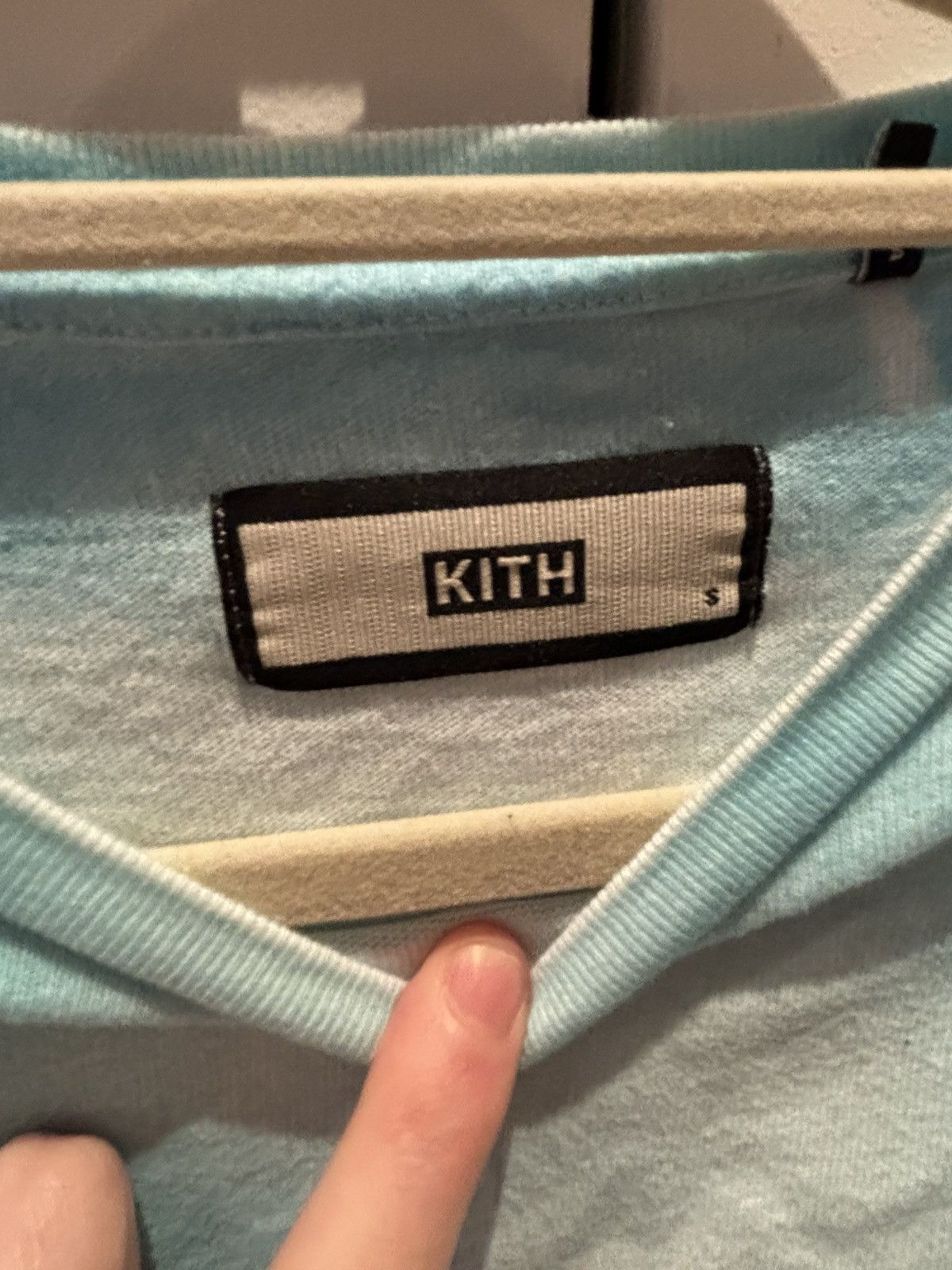 Kith Blue White Tie Dye Kith Box Logo Tee Shirt Size US S / EU 44-46 / 1 - 2 Thumbnail