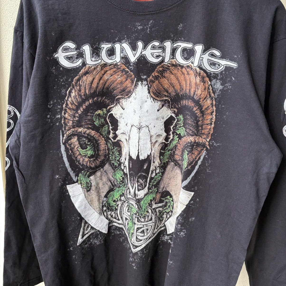 Other Eluveitie METALL Long Sleeve Overprint Rock Band Y2k USA 90s Size US L / EU 52-54 / 3 - 2 Thumbnail