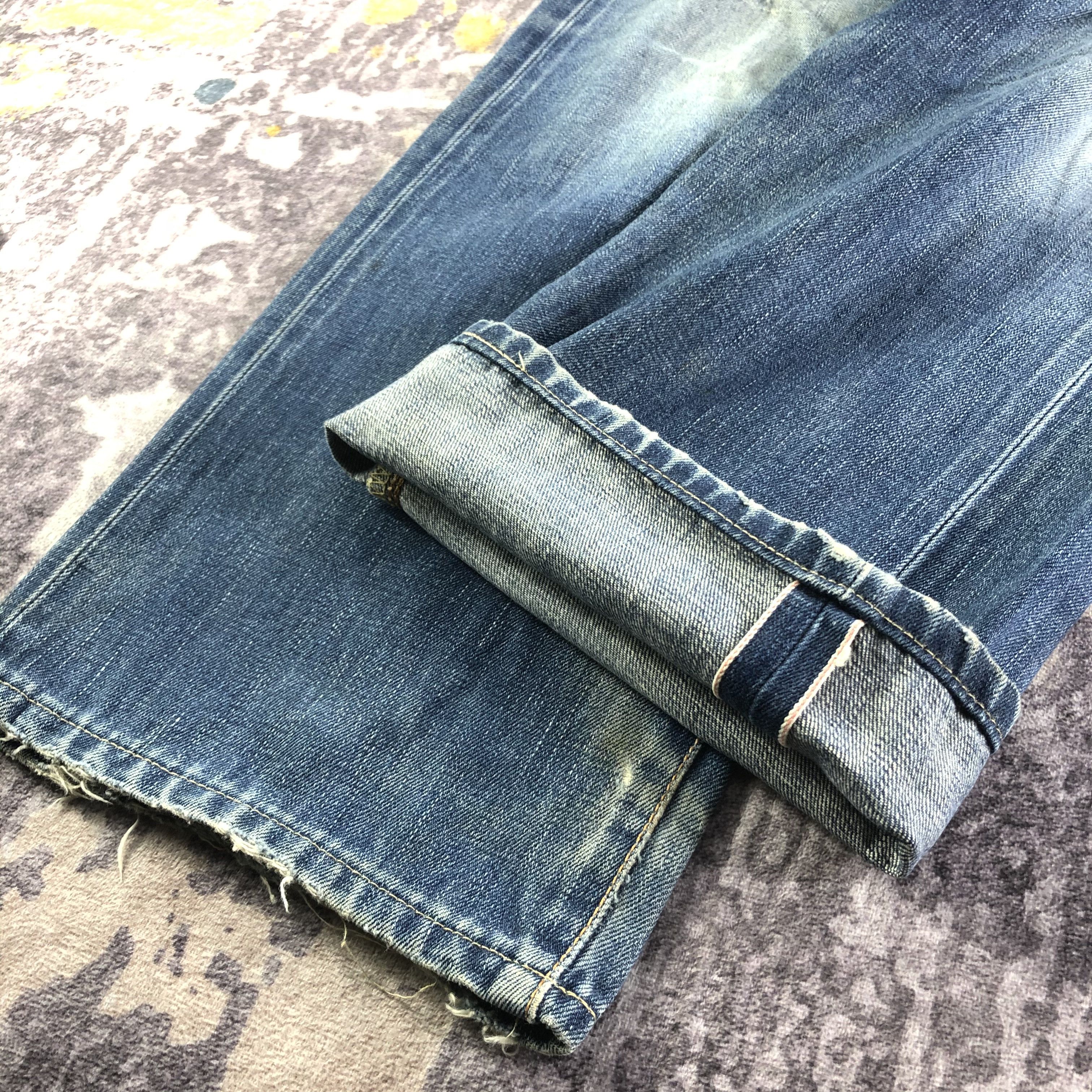 Edwin Vintage Blue Wash Edwin 505 Selvedge Jeans-JM3604 Size US 33 - 7 Thumbnail