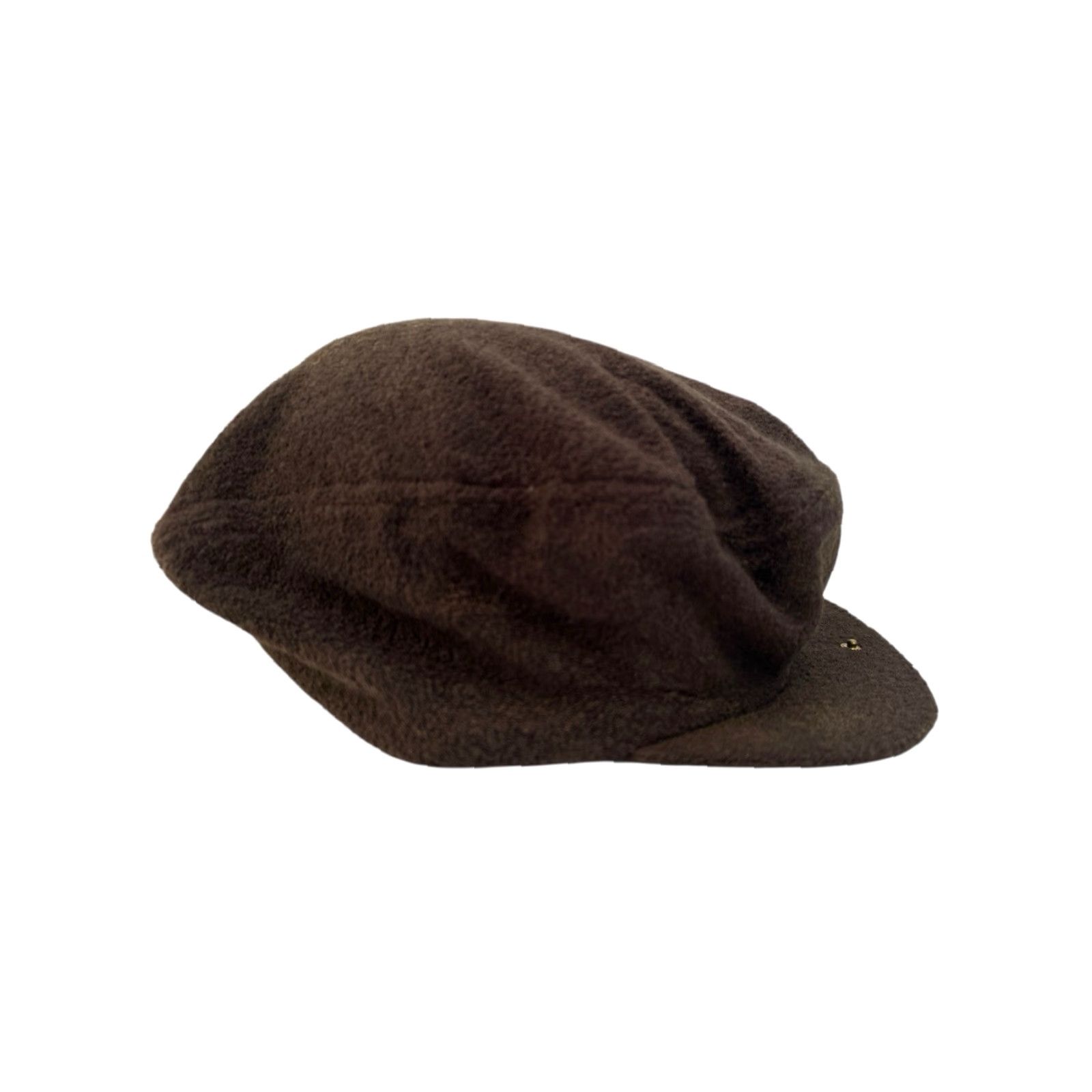 Vintage VINTAGE cabbie drivers flat cap hat adult Large NWOT deadstock 90s made in USA brown terry cloth exterior snap on bill Mens Hats Size ONE SIZE - 5 Thumbnail