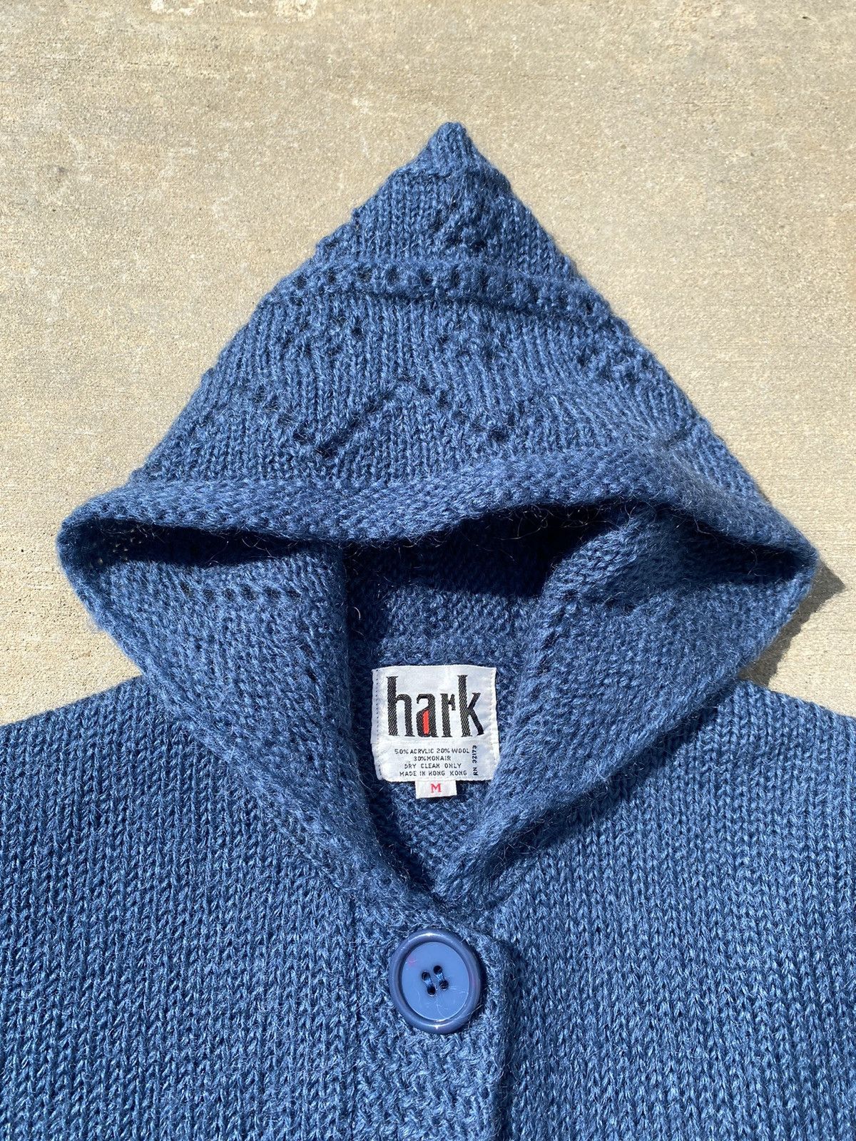 Vintage VINTAGE 1970’s Hark Woven Cardigan Hoodie Size US M / EU 48-50 / 2 - 3 Thumbnail