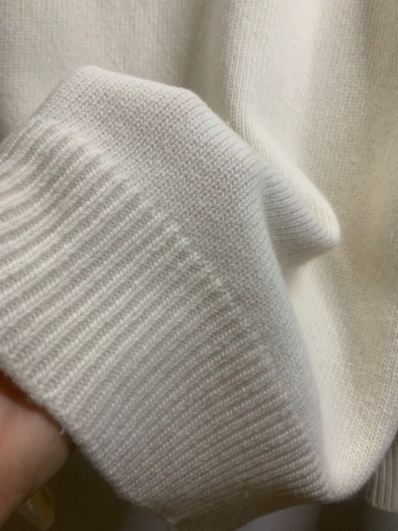 Loewe LOEWE White long sweater Size L / US 10 / IT 46 - 5 Thumbnail