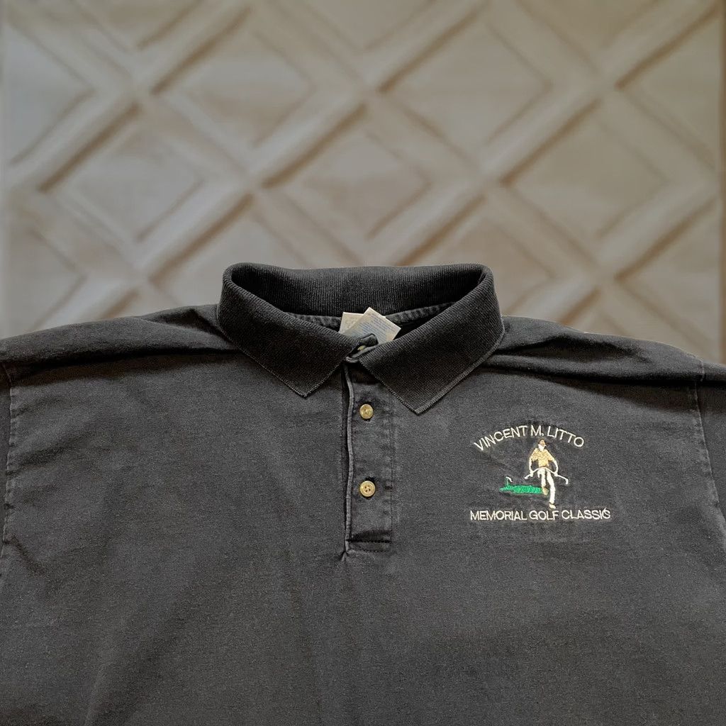 Gildan Gildan Ultra Cotton Polo Shirt Mens Large Black Gildan Ultra Cotton Golf Casual Shirt L Black Mens Size US L / EU 52-54 / 3 - 1 Thumbnail