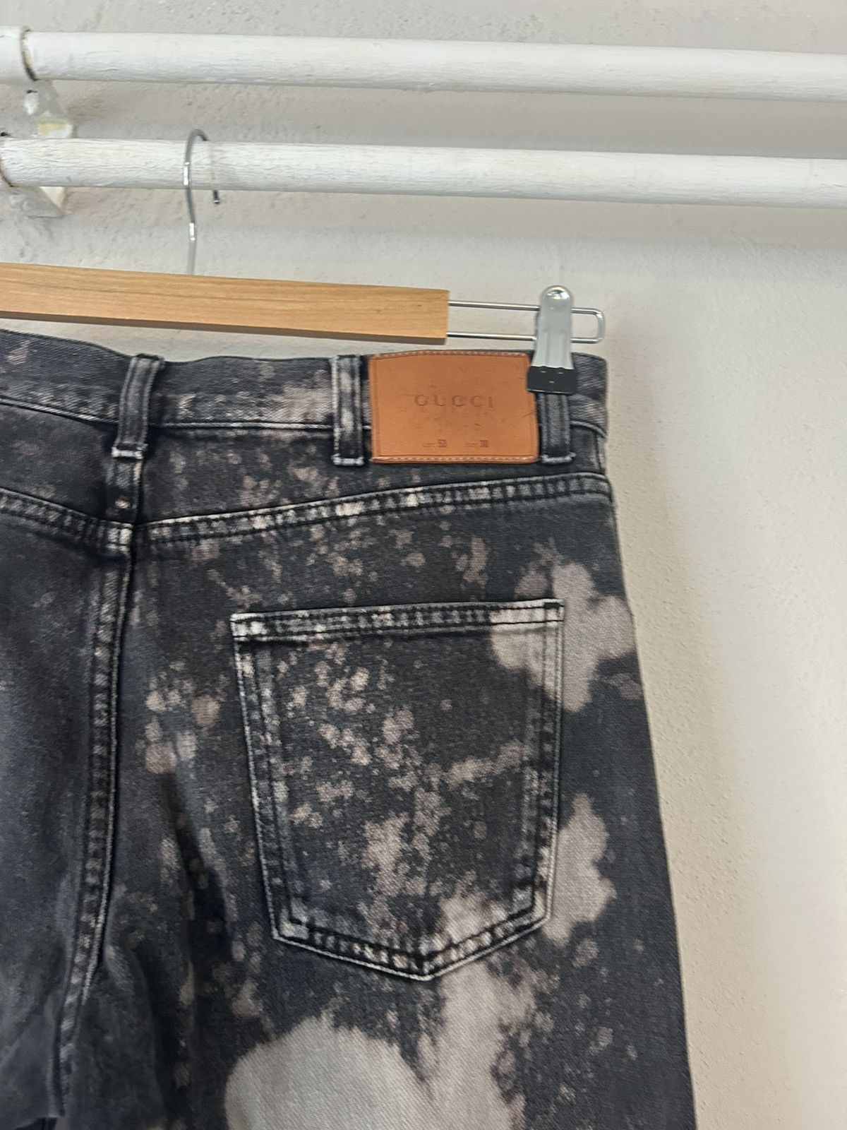 Gucci Bleached Denim Jeans Size US 30 / EU 46 - 14 Thumbnail