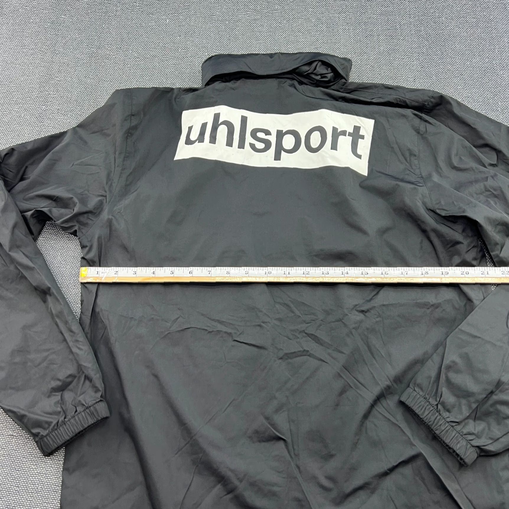 Vintage Uhlsport Fortuna Dusseldorf Hhlsport Mens Jacket Mid Black Full Zip Hooded Football Track Jacket M Mens Size US M / EU 48-50 / 2 - 7 Thumbnail
