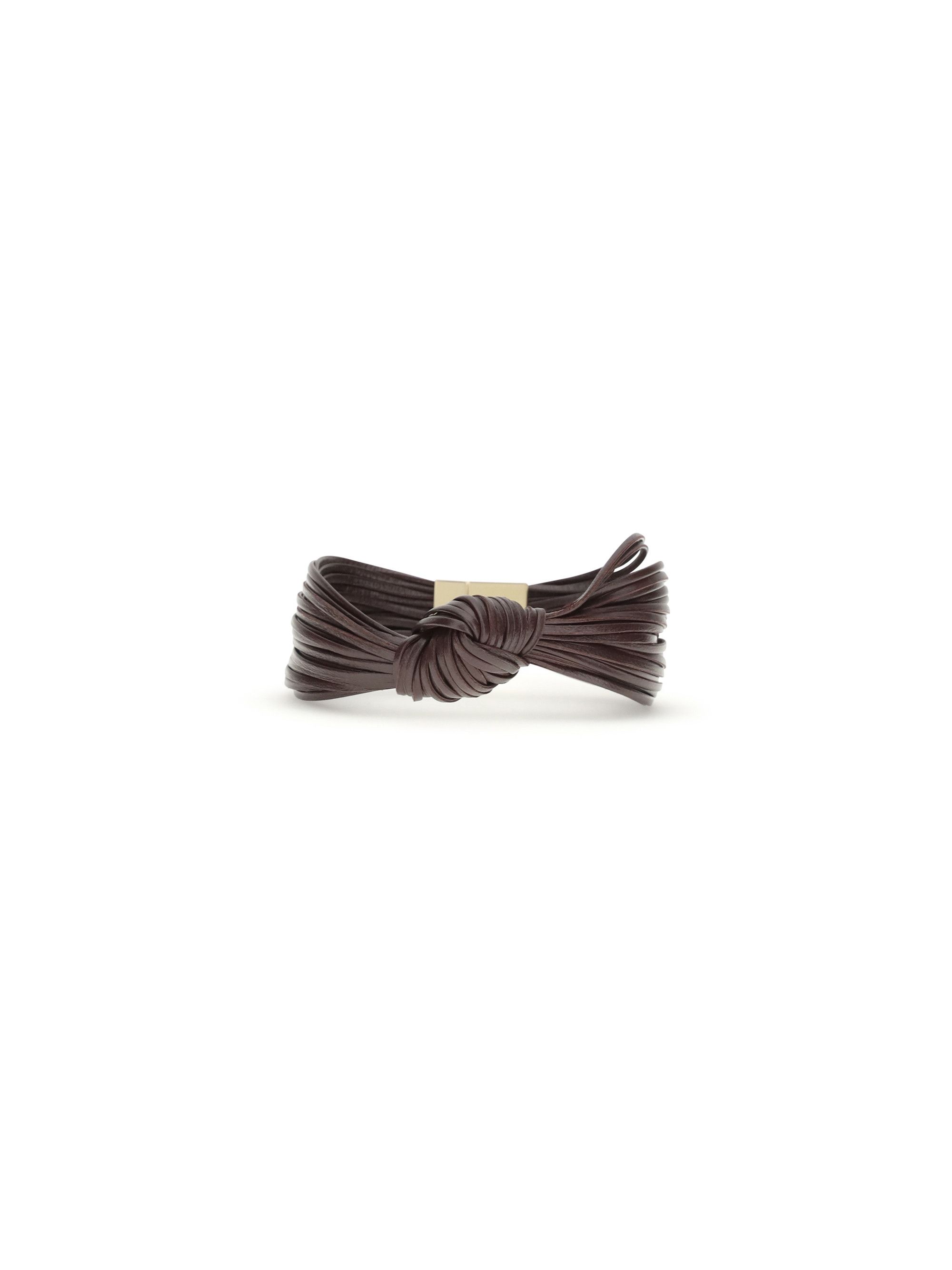 Bottega Veneta Knot leather Bracelet Size ONE SIZE - 1 Thumbnail