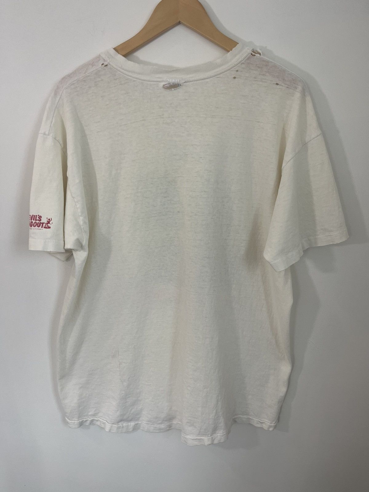 Vintage Single Stitch Sex Joke Thrashed Beach Tee Size US XL / EU 56 / 4 - 6 Thumbnail