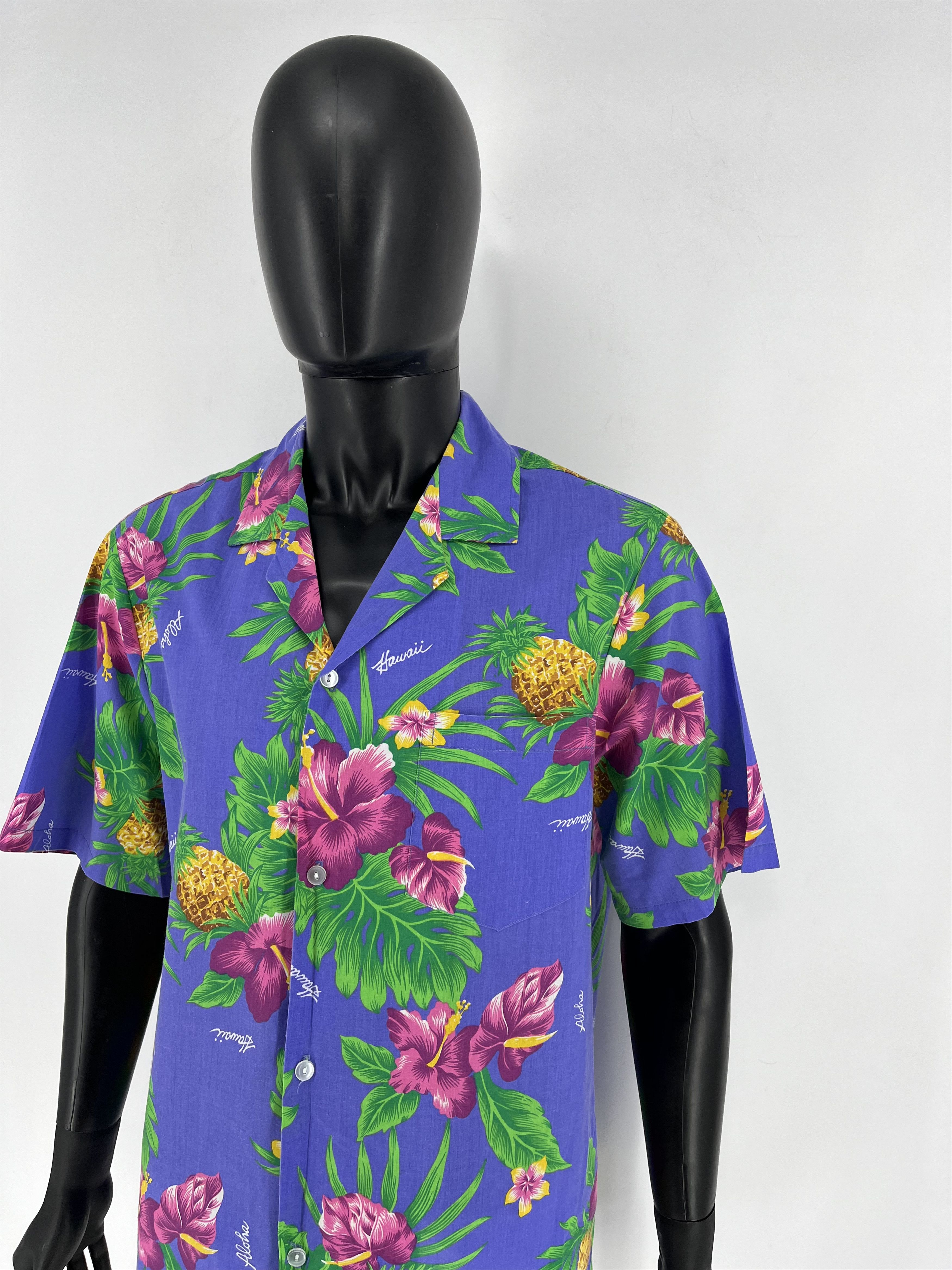 Vintage Vintage Y2K Art Streetwear Hawaiian Travis Scott style Size US XXL / EU 58 / 5 - 4 Thumbnail