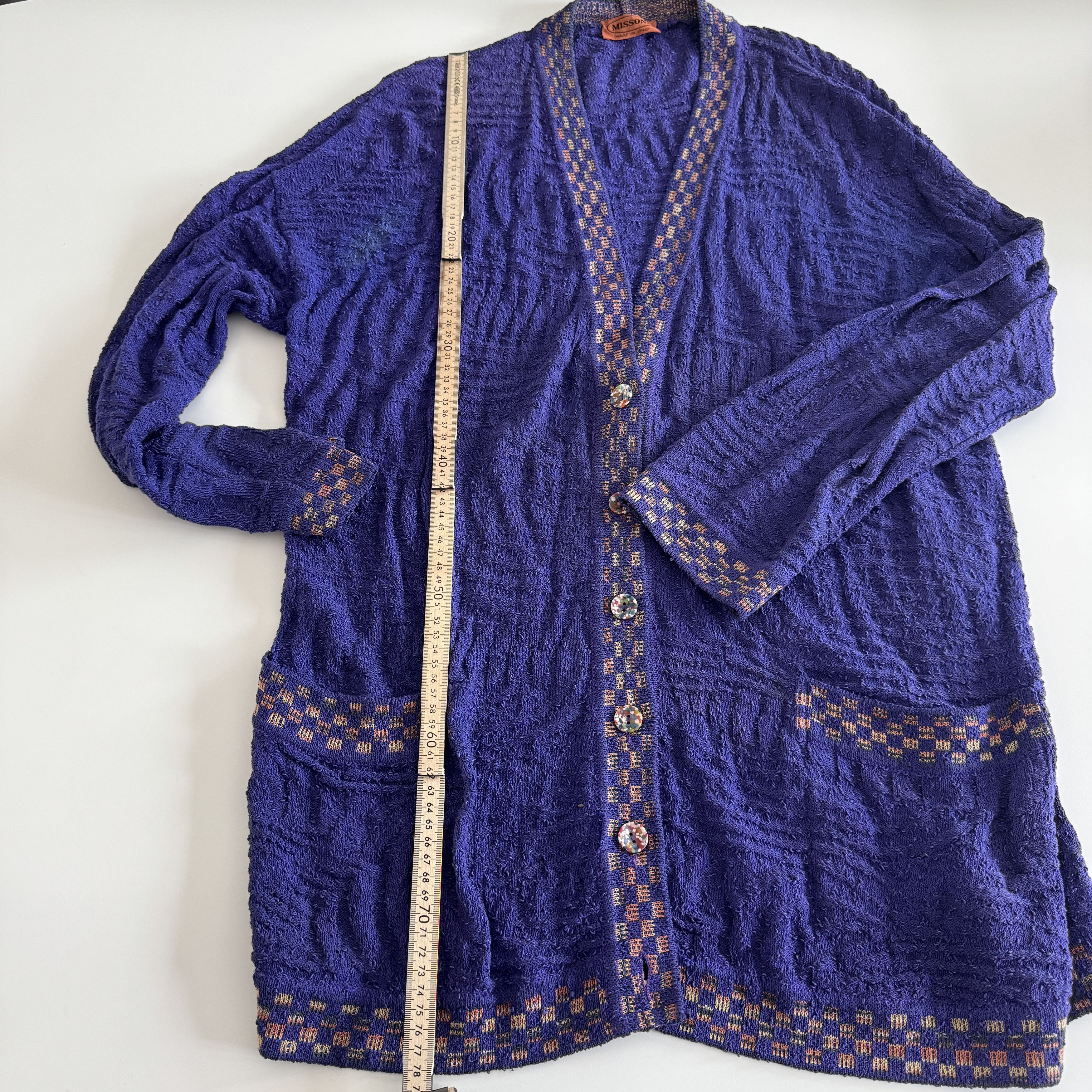 Missoni Missoni Long Cardigan Size L / US 10 / IT 46 - 6 Thumbnail