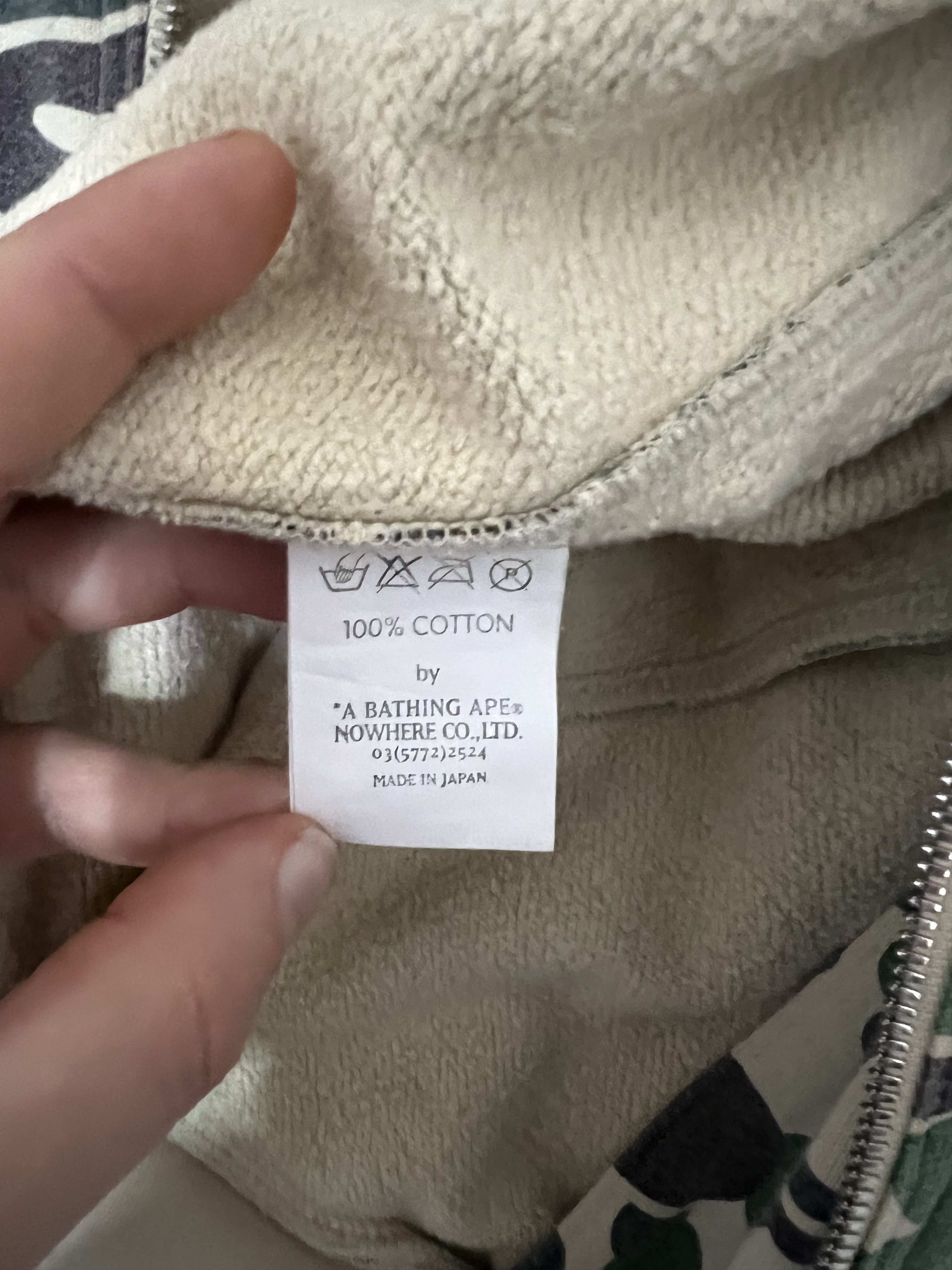 Bape Baby Milo ABC Camo Sweat Jacket Size US M / EU 48-50 / 2 - 5 Thumbnail