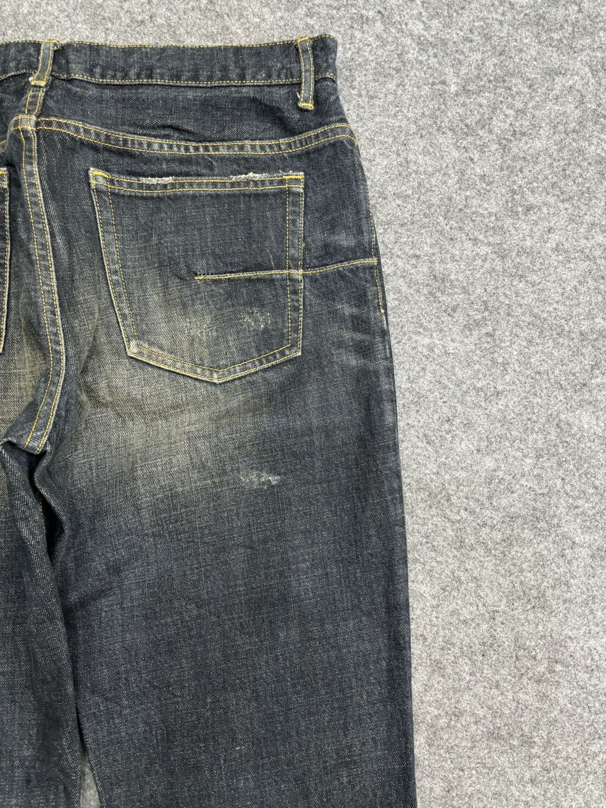 Designer 💥Designer💥Archival Ined Homme Distressed Denim F510 Size US 33 - 12 Thumbnail