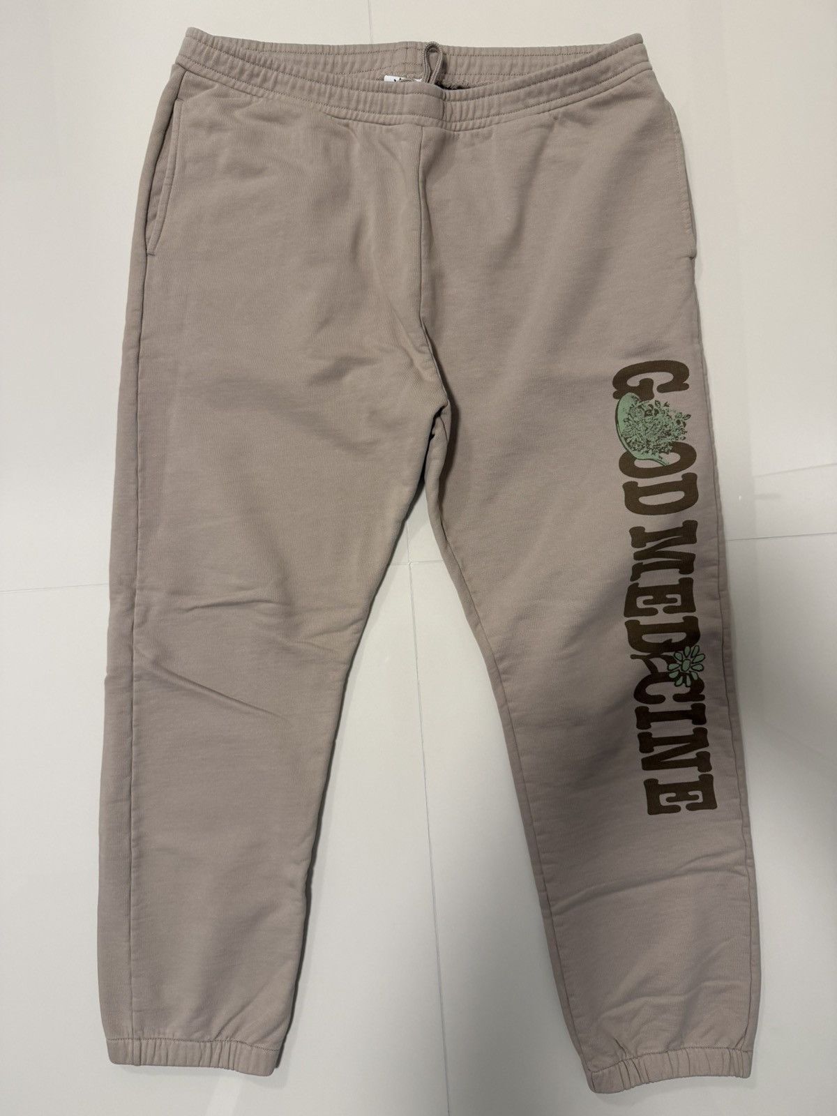 Other Good Morning Tan Graphic Sweatpants Size US 34 / EU 50 - 2 Thumbnail