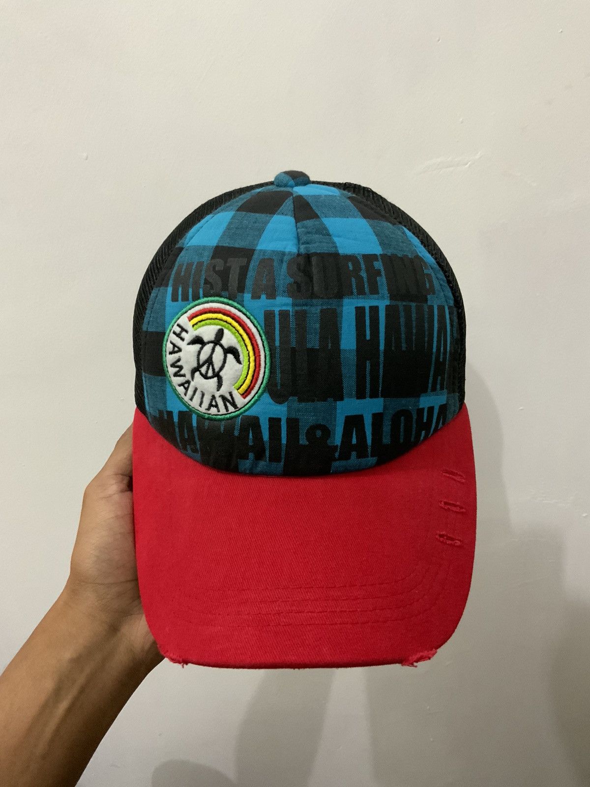 If Six Was Nine Haluhawaii Distressed Trucker Hat Size ONE SIZE - 1 Thumbnail