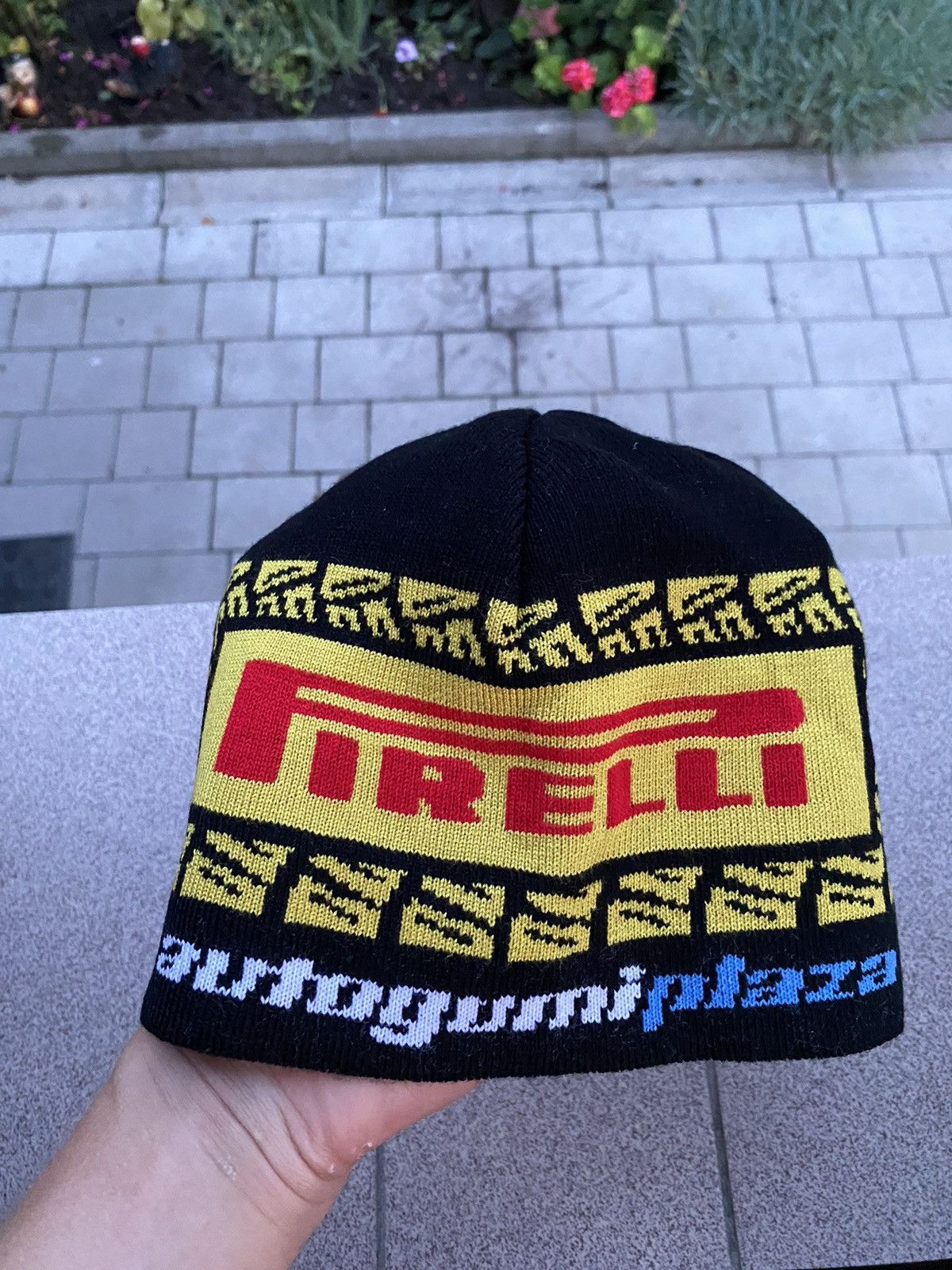 Pirelli Vintage Y2K pirelli Beanie rap hat Size ONE SIZE - 5 Thumbnail