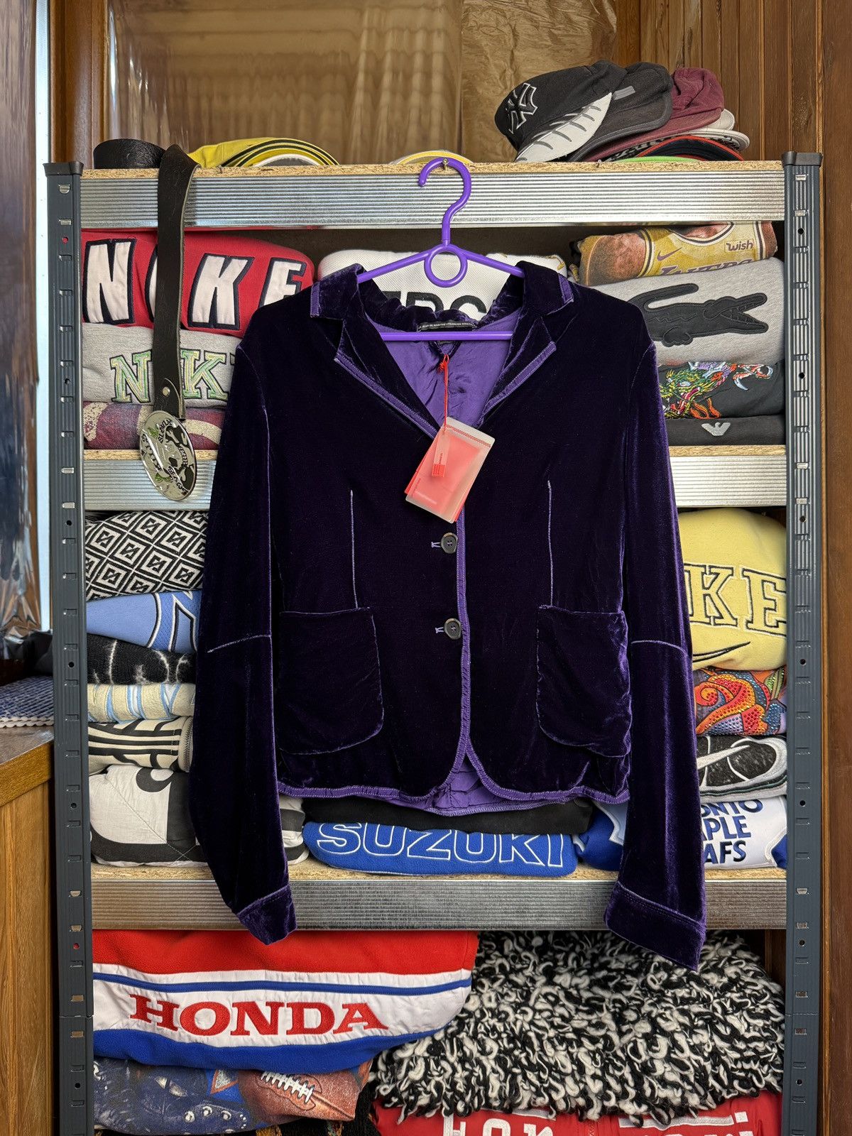 Marithe + Francois Girbaud Le Jean De Marithe Francois Girbaud Velur Blazer Size M / US 6-8 / IT 42-44 - 1 Thumbnail
