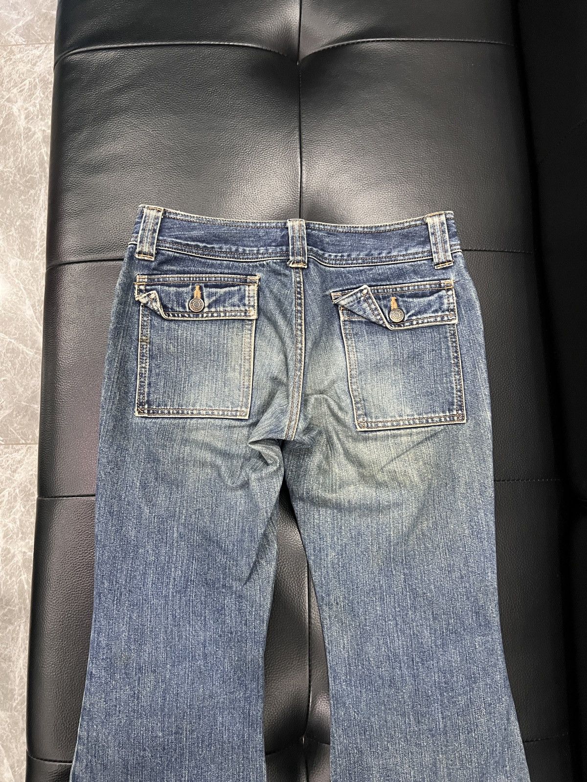 Hysteric Glamour Hysteric Glamour 1990s Flared Denim Jeans Size 24" / US 00 / IT 34 - 6 Thumbnail