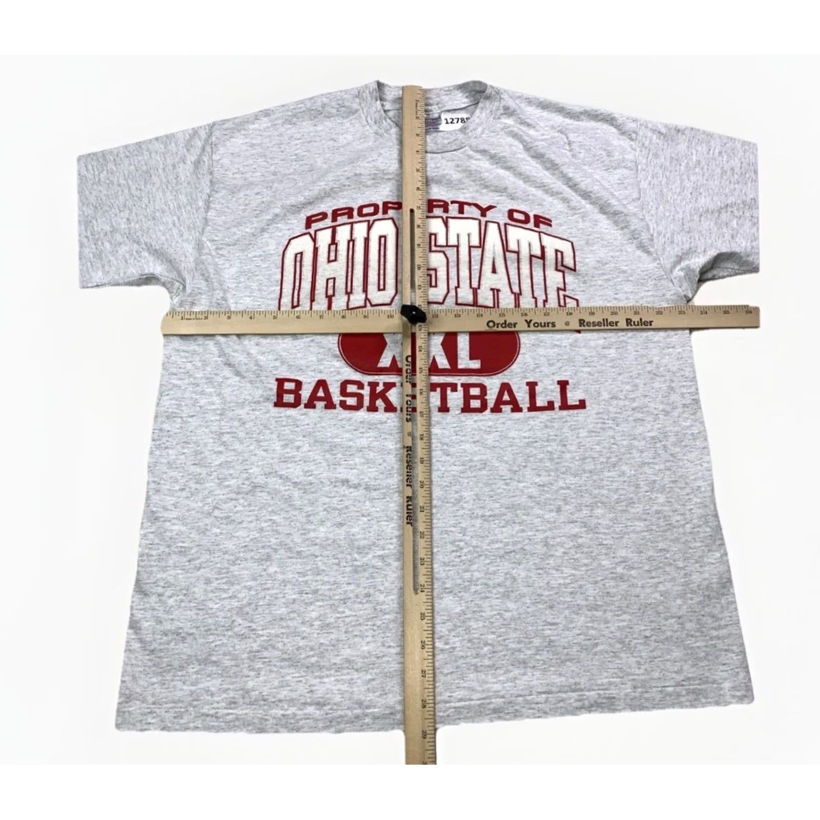 Champion VINTAGE Champion Ohio State Basketball USA Graphic Shirt XL Men's Gray Short Sleeve Crew Neck Size US XL / EU 56 / 4 - 3 Thumbnail