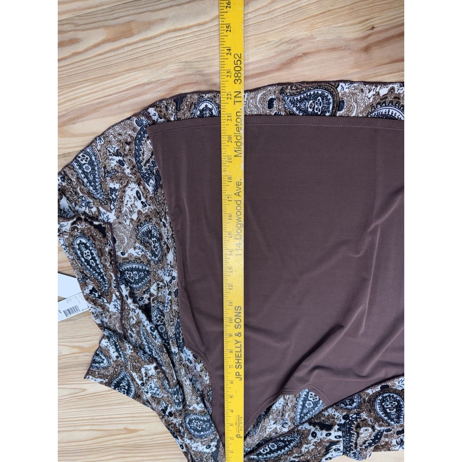 Other Notations Shirt Women’s Petite S Cardigan Tank Cream Brown Size S / US 4 / IT 40 - 9 Thumbnail