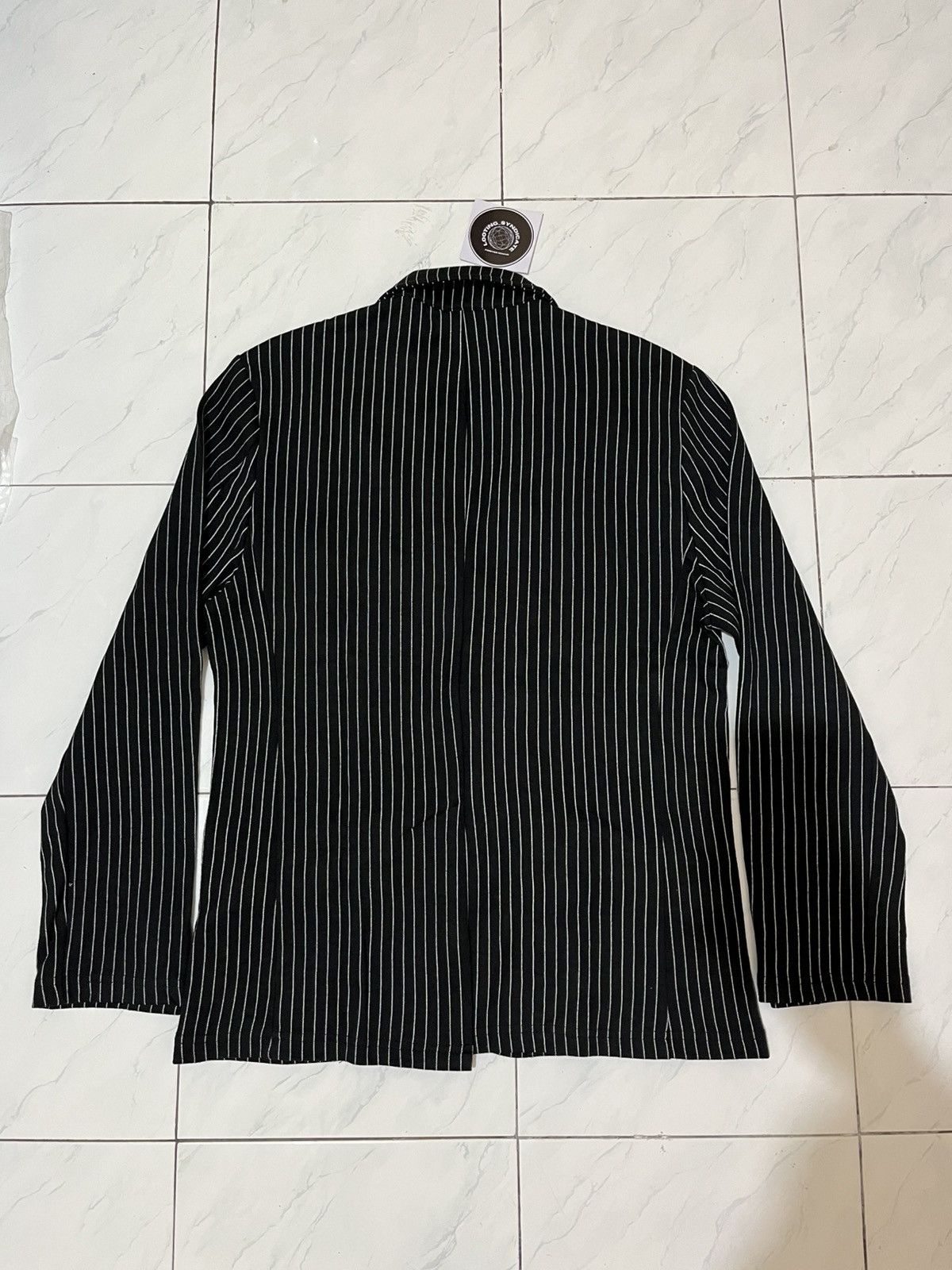 Japanese Brand 🔥 Kubik Double Breasted Hickory Blazer Size 46R - 8 Thumbnail